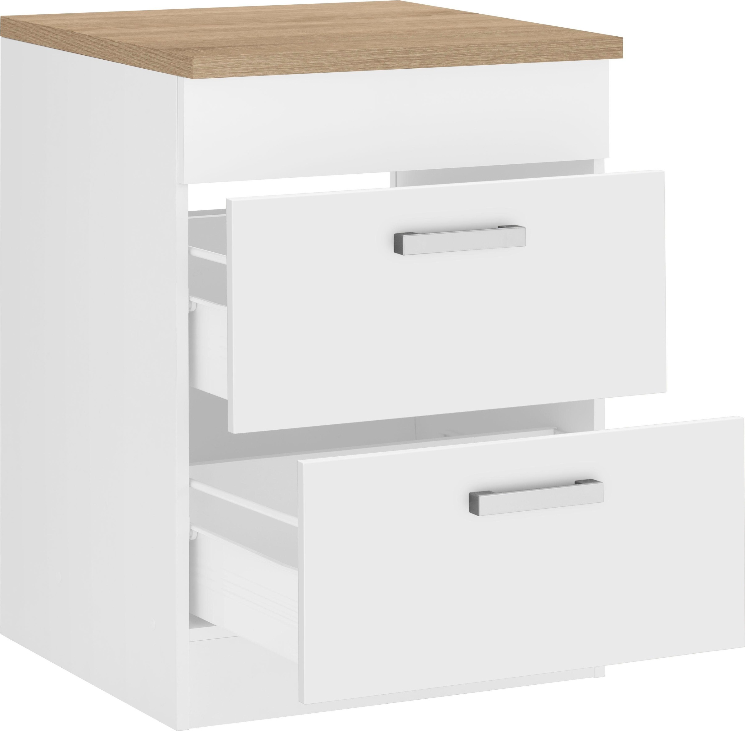 KOCHSTATION Kochfeldumbauschrank »KS-Gera«, Breite 60 cm