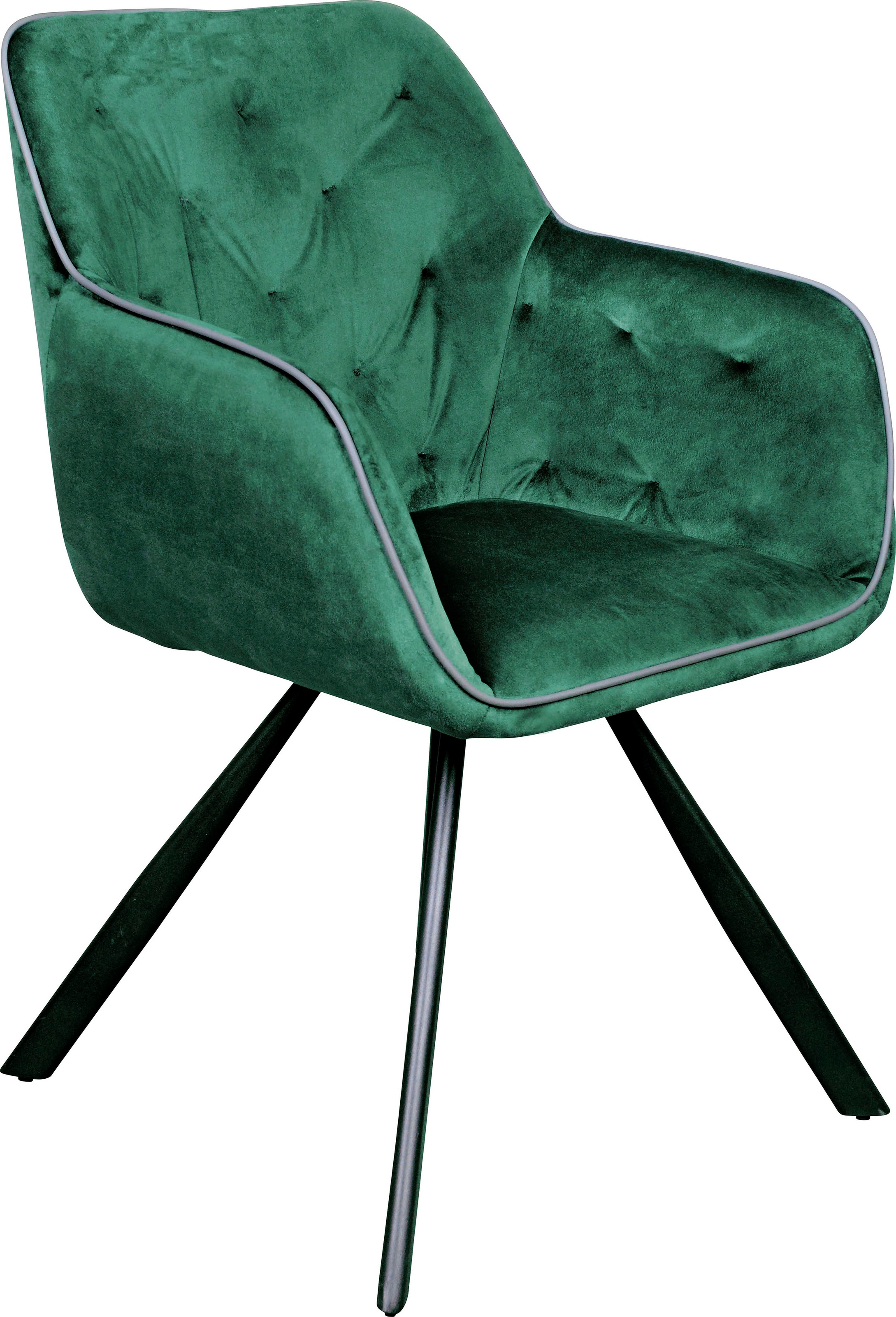 Kayoom Polsterstuhl »Stuhl Eann 125, Stuhl im Retro-Design, edles Design«, günstig online kaufen
