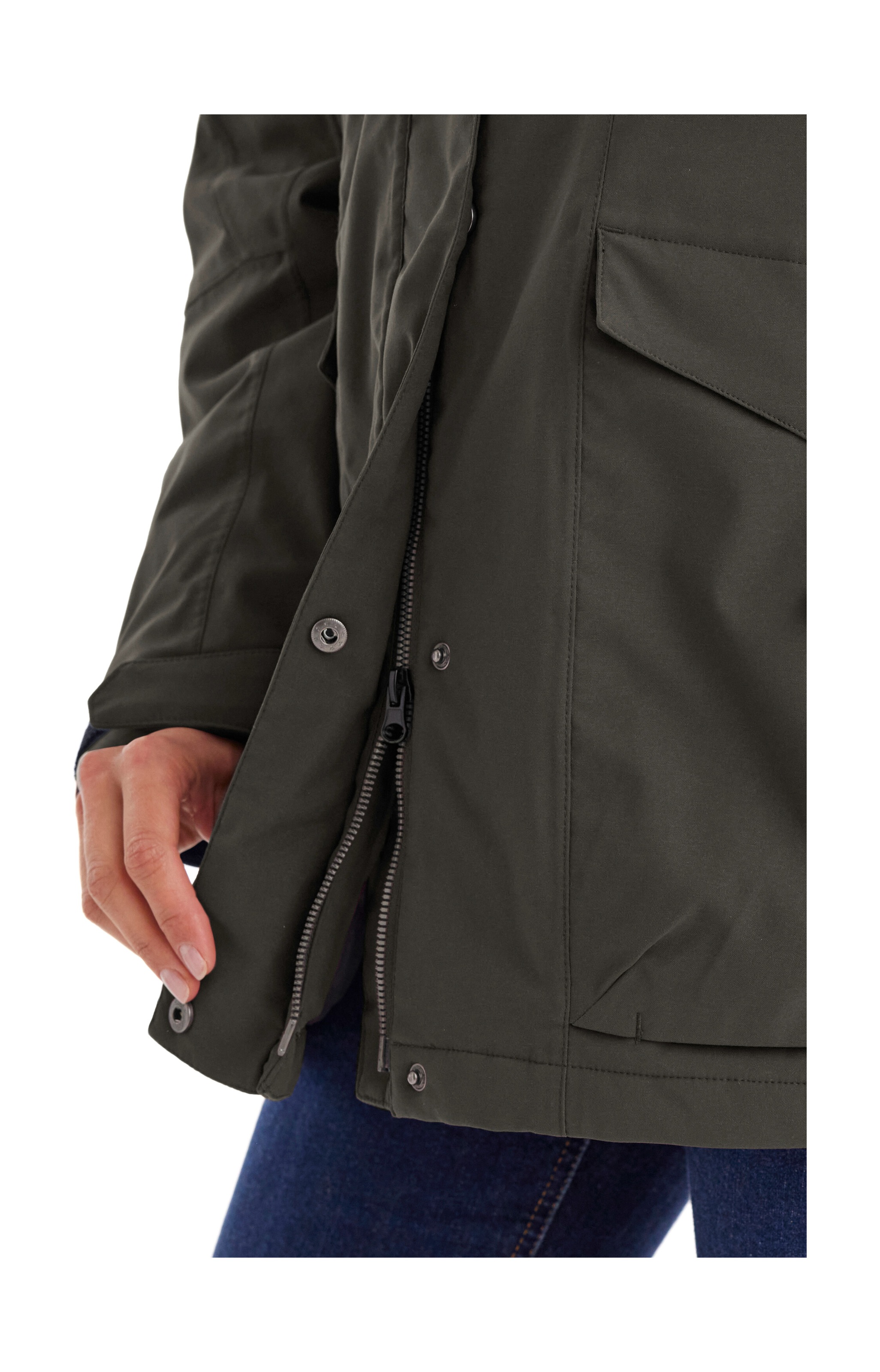 Killtec Funktionsjacke »Damen Jacke«, Wasserdichte, atmungsaktive Damenjacke mit abnehmbarer Kapuze