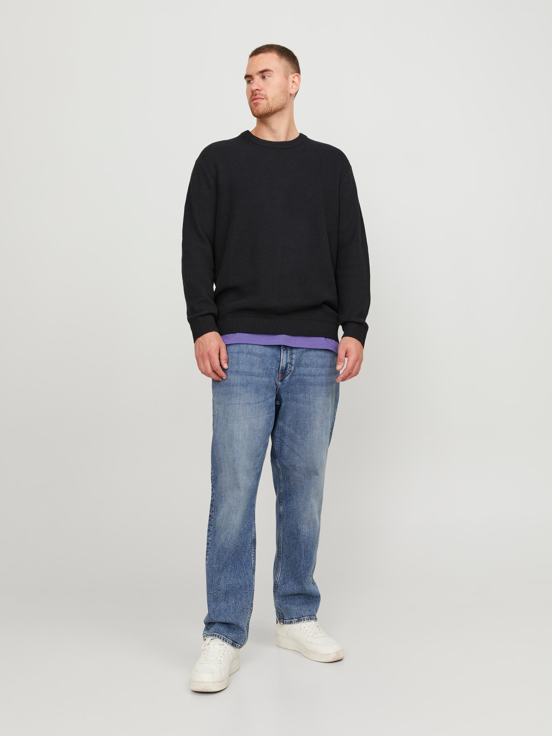 Jack & Jones PlusSize Rundhalspullover »JORBRODY KNIT CREW NECK BF PLS«