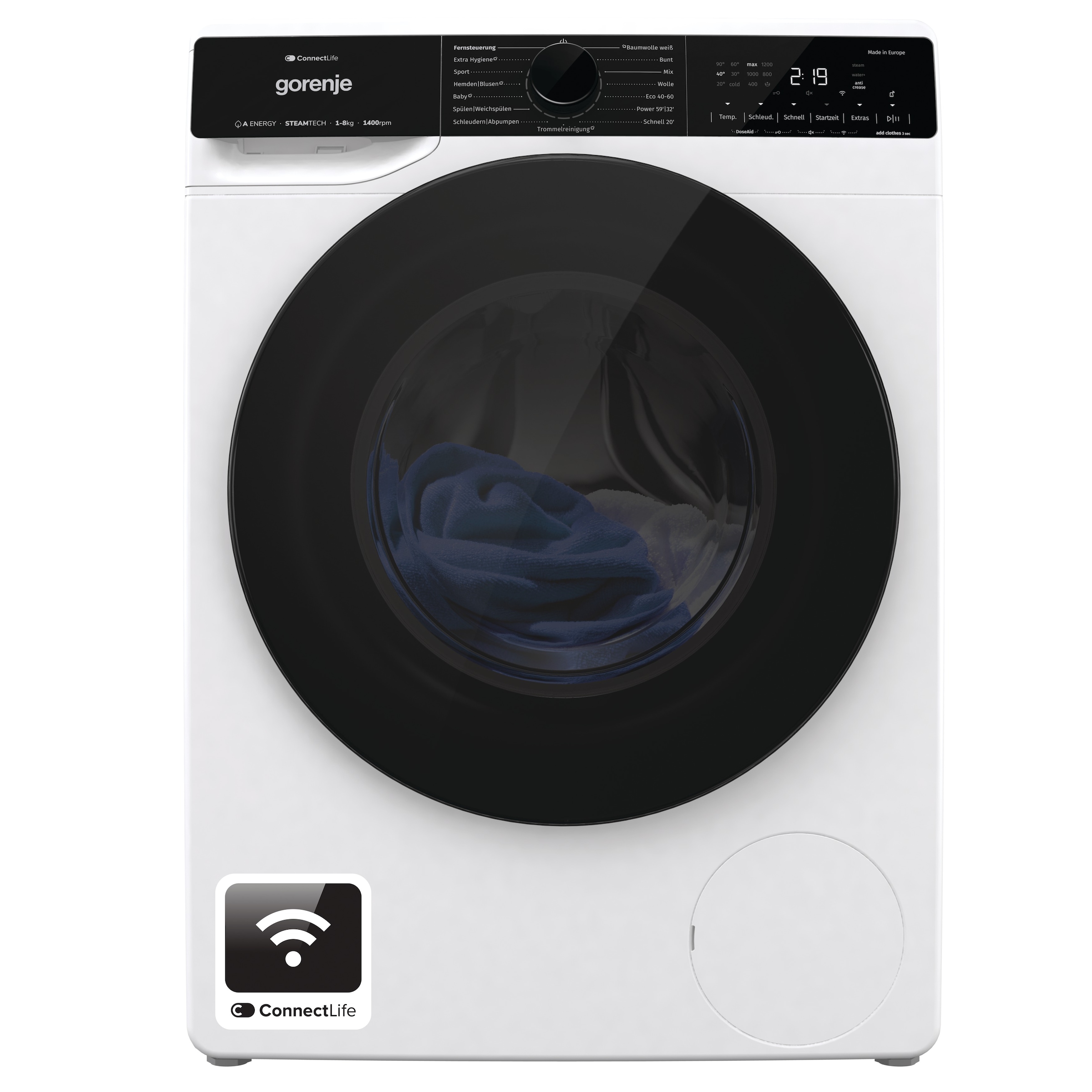 GORENJE Waschmaschine »WPNA84A2TS«, 8 kg, 1400 U/min, Energieklasse A-20%