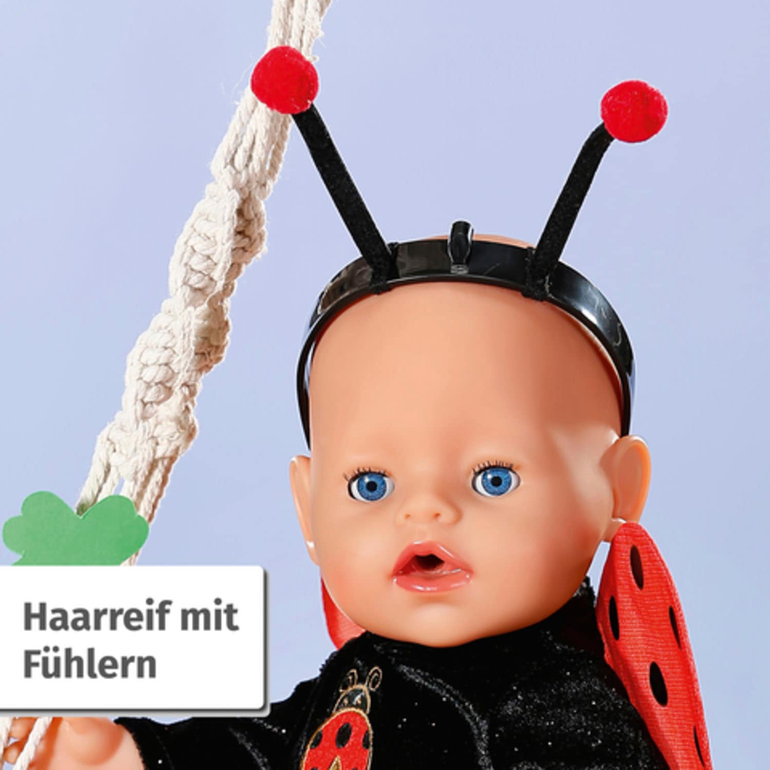 Zapf Creation® Puppenkleidung »Dolly Moda, Marienkäfer Outfit, 43 cm«
