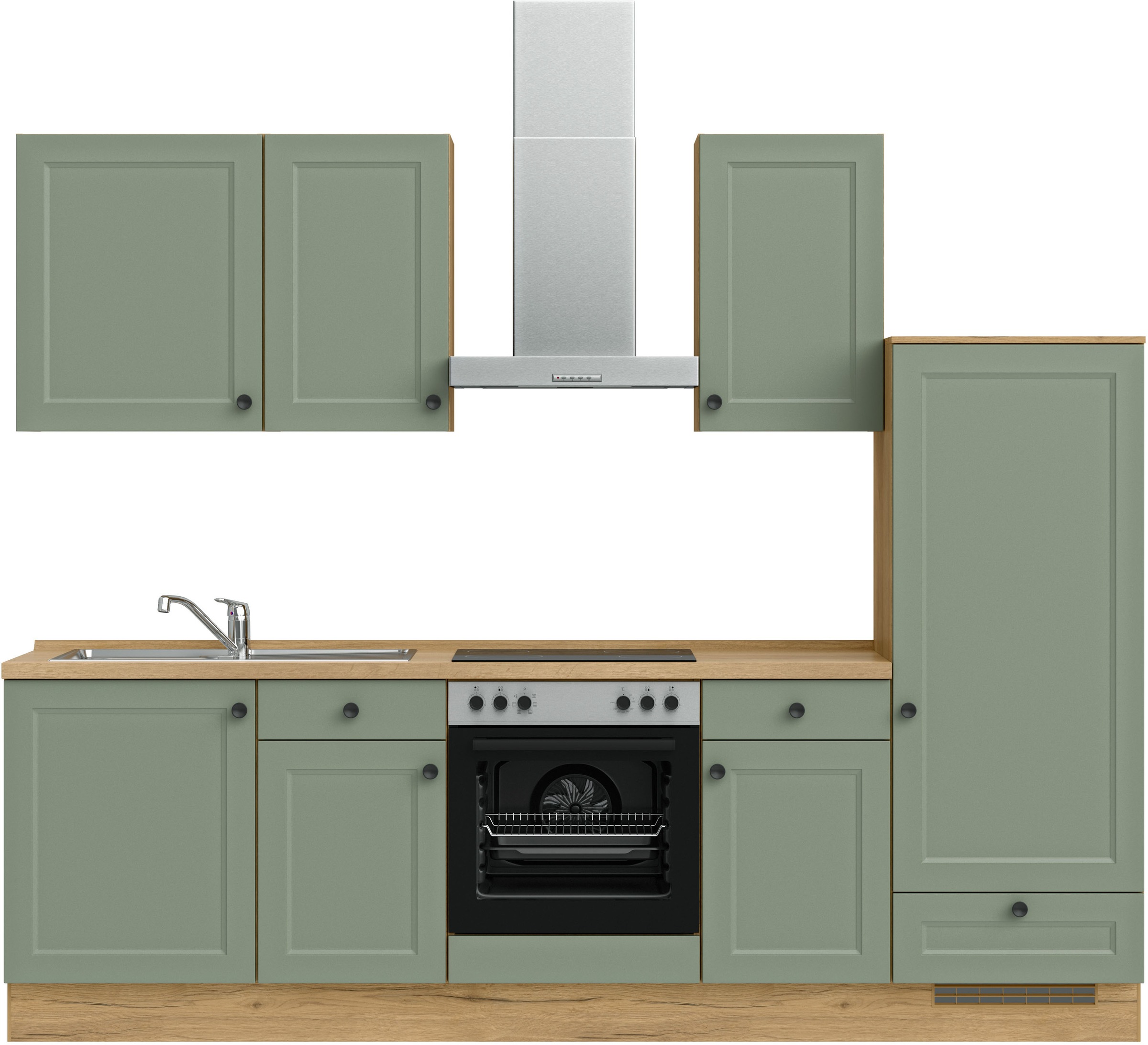 nobilia® Küchenzeile »"Cascada I"« vormontiert, Ausrichtung wählbar, Breite günstig online kaufen