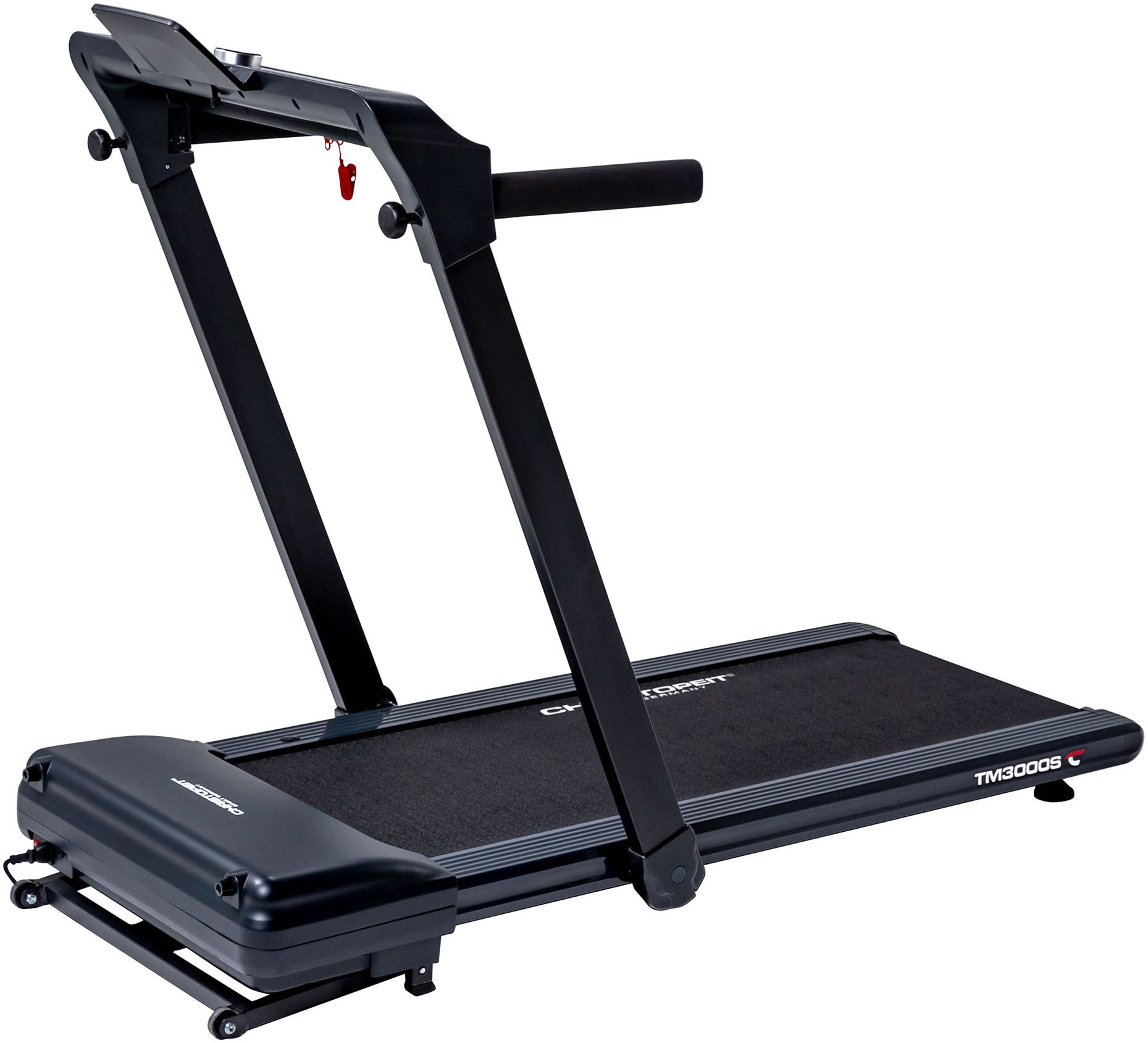 Christopeit Sport® Laufband »TM 3000S«, (Bluetooth-Funktion, integrierte Transportrollen und Tablethalterung), bis max. 16 km/h, klappbar