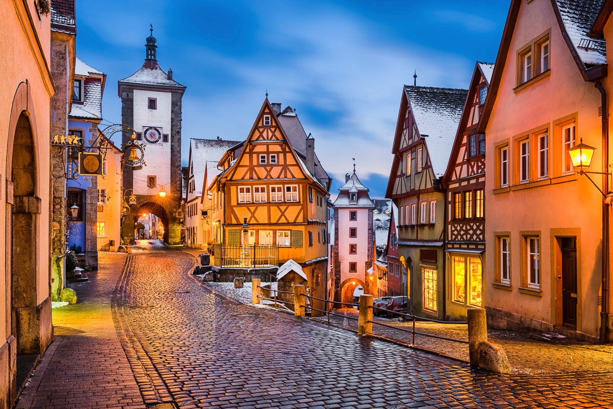 Papermoon Fototapete »Rothenburg ob der Tauber« günstig online kaufen