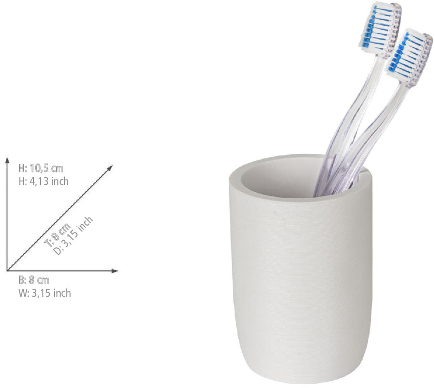 WENKO Seifenspender »Altavalle« Bad-Accessoire Set aus Polyresin und Bambus, moderne Optik, 250 ml