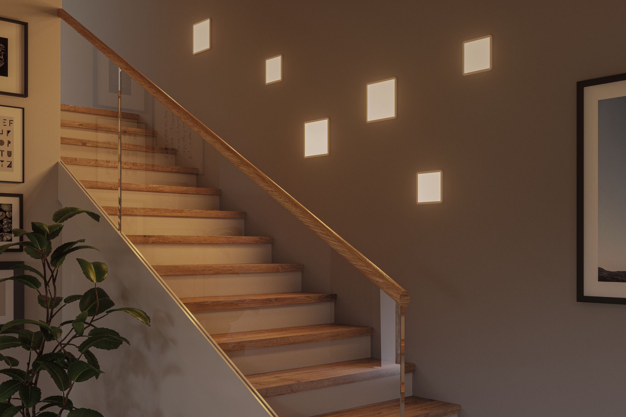 Paulmann LED Bad-Einbauleuchte »Areo«, Schutzart IP44, 3-Stufen-dimmbar, Gr. 23 x 23 cm, inkl. LED Leuchtmittel