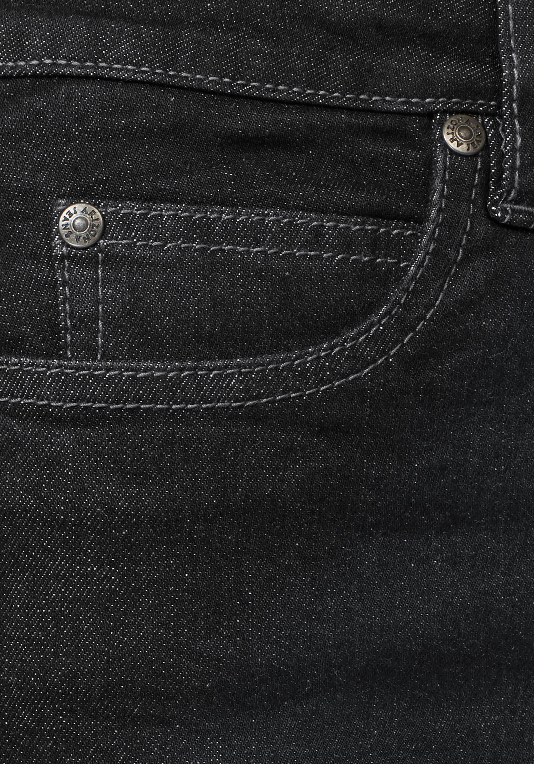 Arizona Bootcut-Jeans »Comfort-Fit«, ausgestellte Beinform, mit Eingrifftaschen, High-Waist