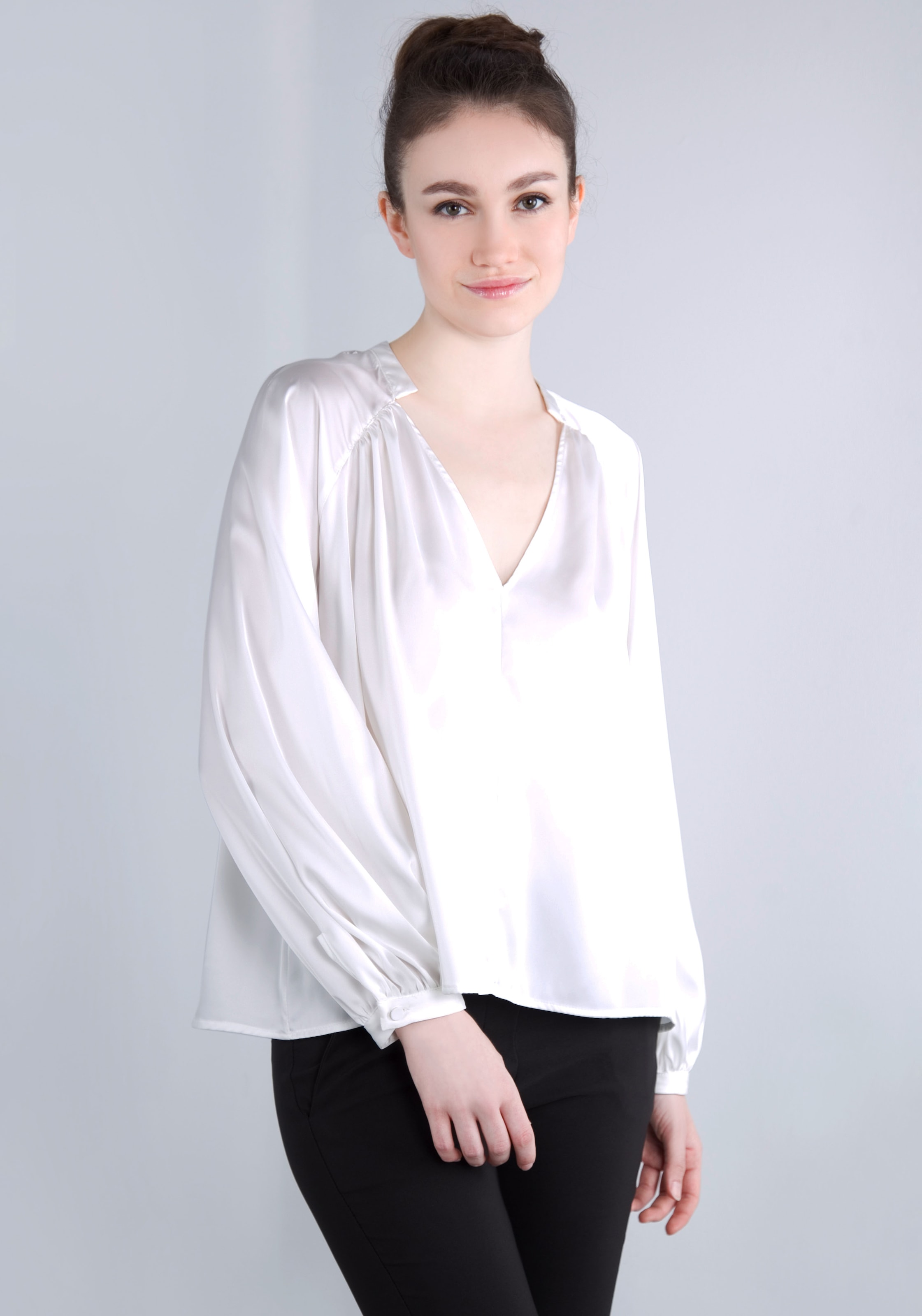 IMPERIAL Blusenshirt, in satinierter Optik