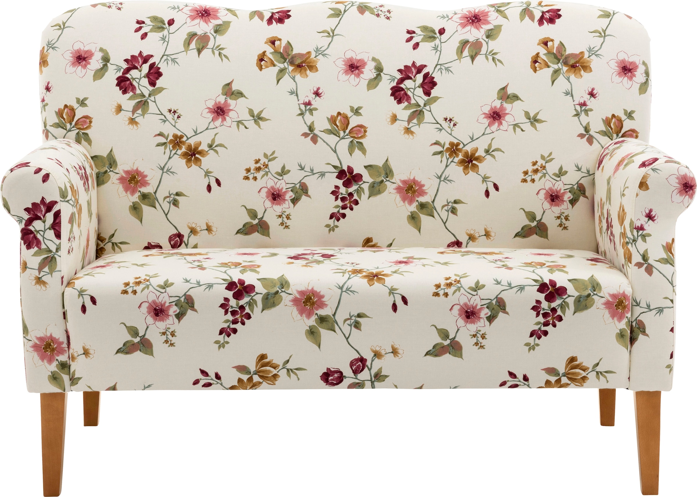 2-Sitzer »Juuma«, (1 St.), Küchensofa mit Federkern, mit Blumenmuster