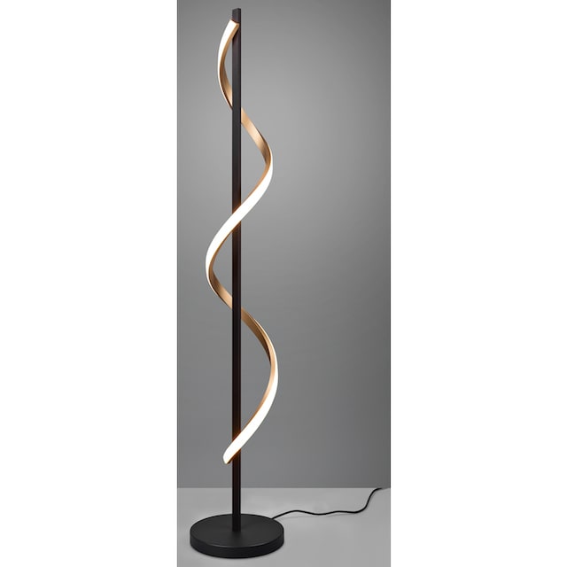 Places of Style LED Stehlampe »Torca«, 1 flammig-flammig, LED Stehleuchte  schwarz-gold, Fußdimmer, Höhe 120 cm, 2300 Lumen online kaufen