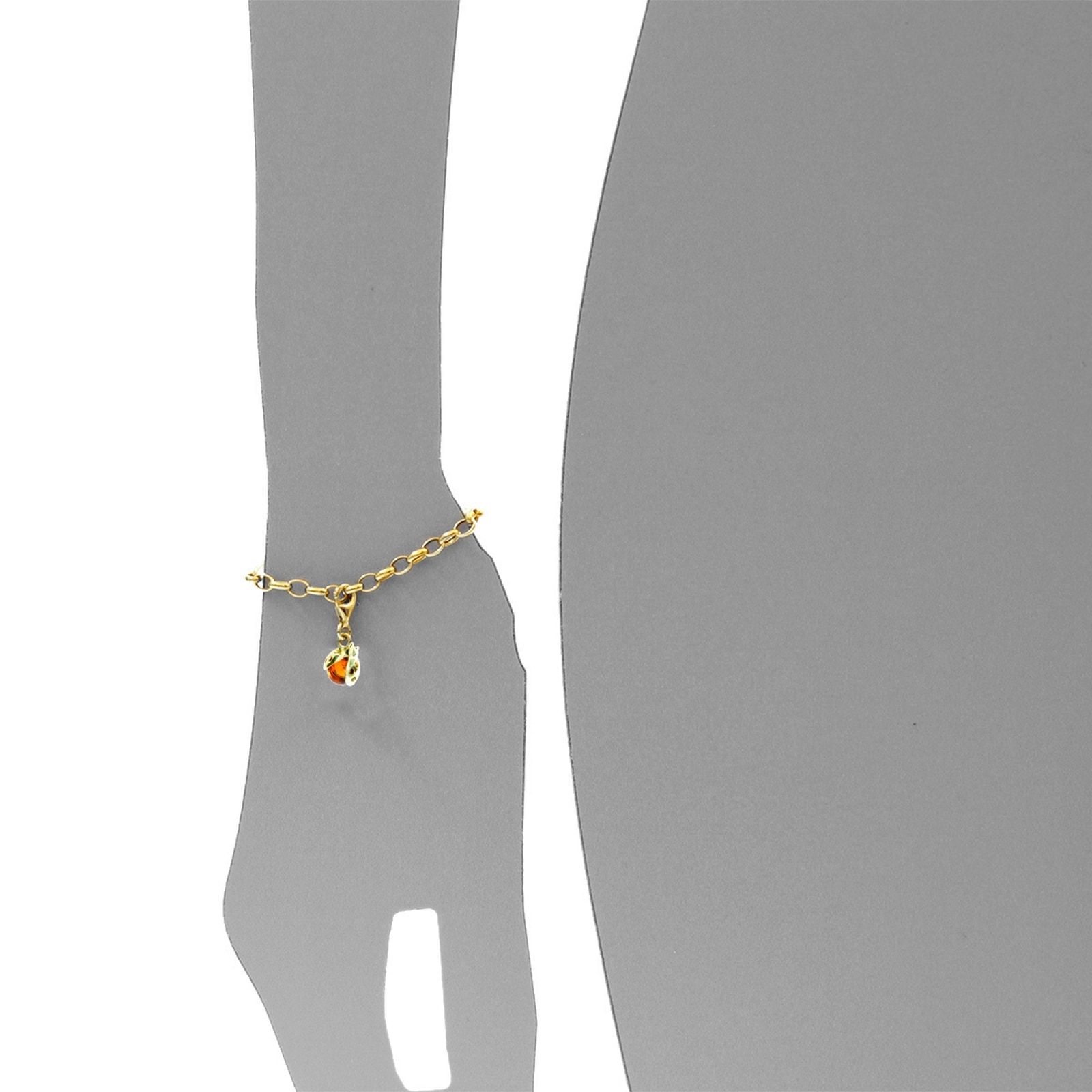 OSTSEE-SCHMUCK Kettenanhänger »Ostsee-Schmuck Charm-Einhänger Marienkäfer«, (1 tlg.)