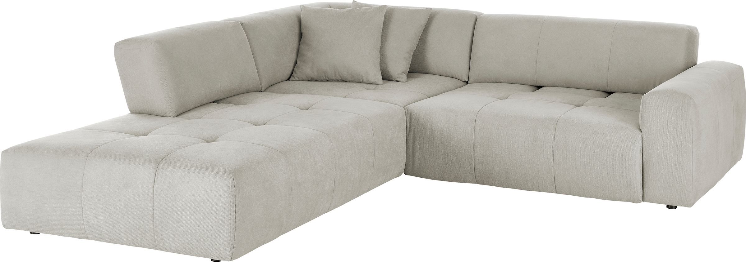3C Candy Ecksofa »Yoshy Komfortsofa, bequem und modern, hochwertige Verarbeitungsdetails« Zwei verschiedene Sitztiefen durch verstellbare Rückenlehne, L-Form