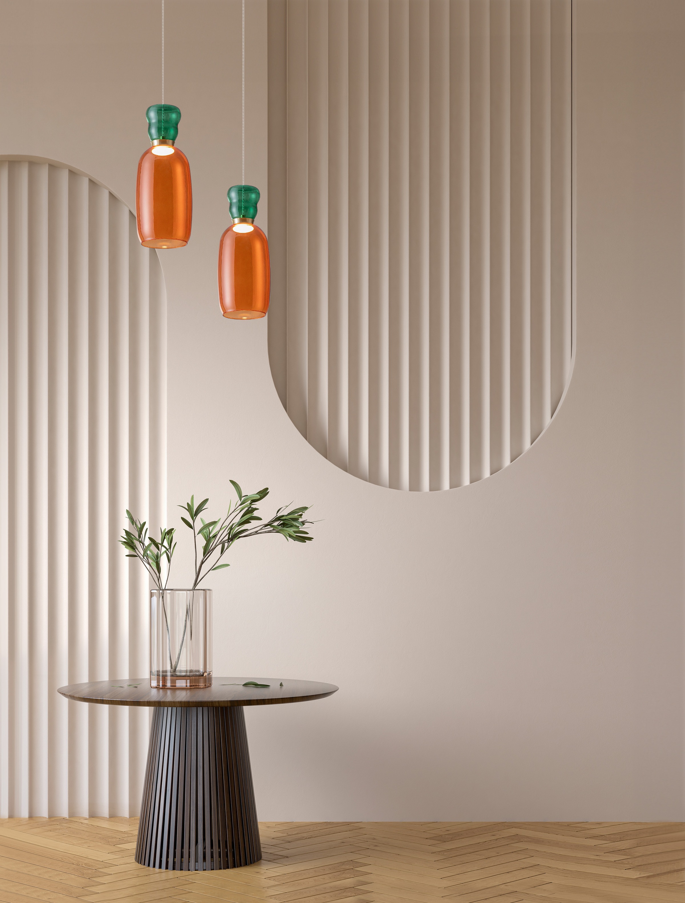Nova Luce Pendelleuchte »PLUMA« LED-Modul 1 Stk. Warmweiß günstig online kaufen