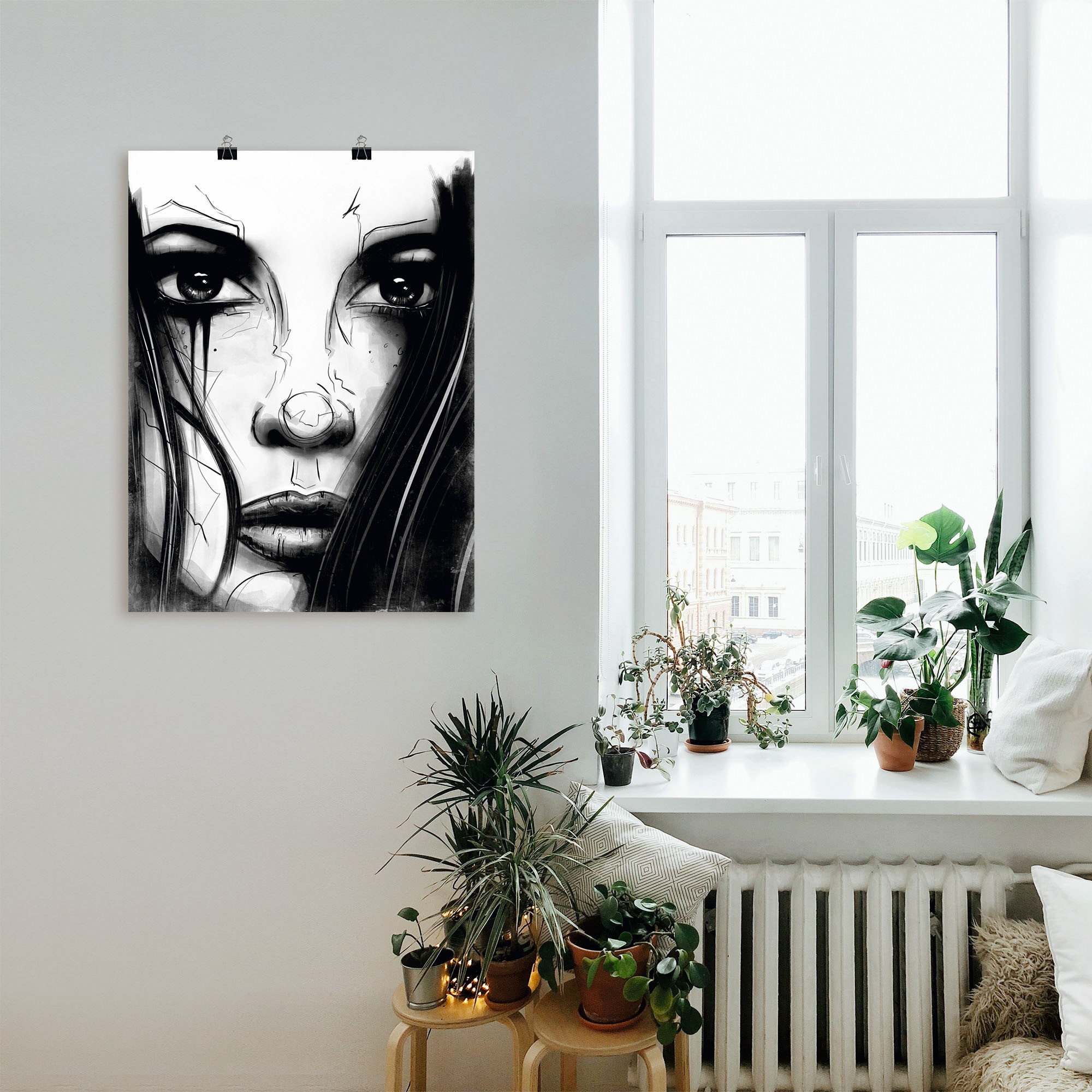 Artland Wandbild »Augenblick«, Portrait, (1 St.), als Poster, Wandaufkleber in verschied. Größen