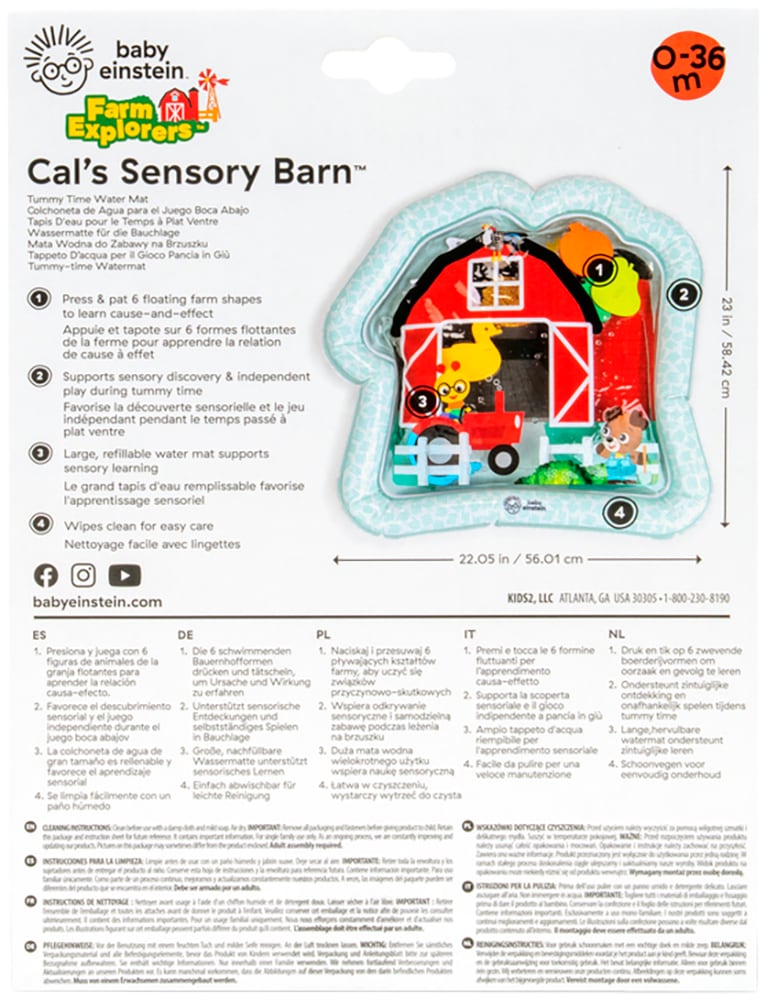 Baby Einstein »Farm Explorers Cal's Sensory Barn« mit Wasser befüllbar