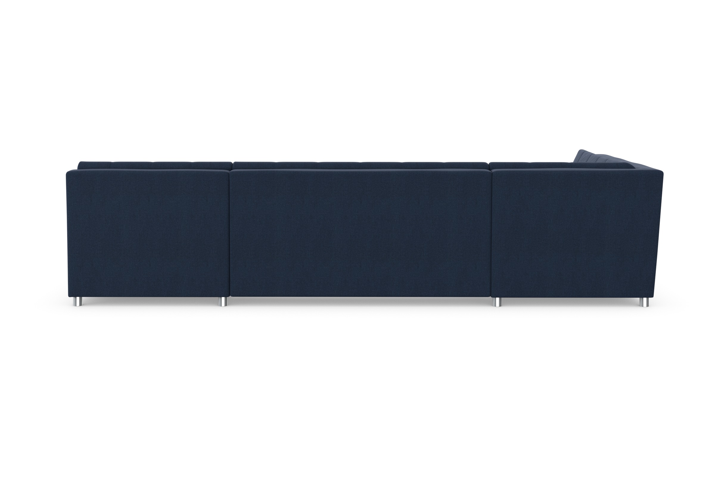 DOMO collection Wohnlandschaft »Treviso incl. Zierkissen, moderne Steppung, XXL: B/T/H: 364/201/83 cm«, wahlweise mit Bettfunktion, in vielen Bezugsarten auch in Cord U-Form