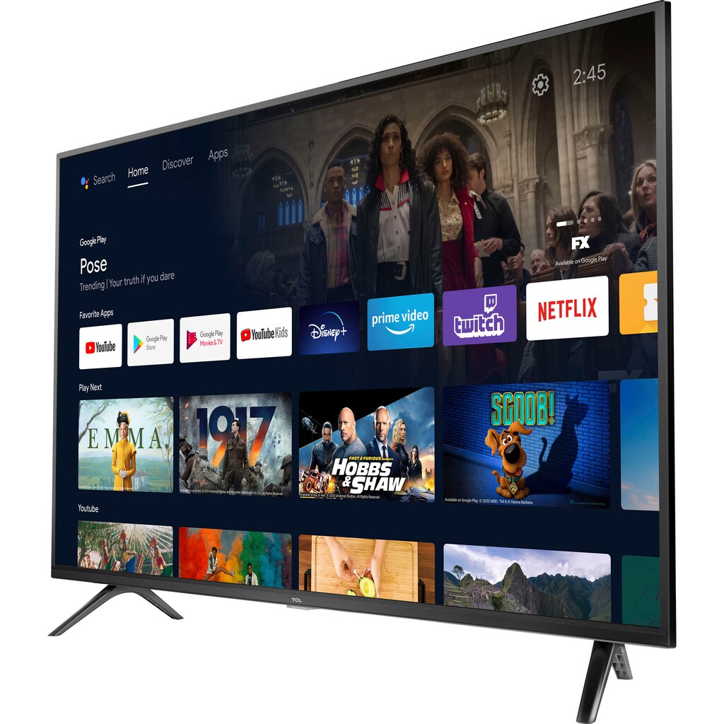 TCL LED-Fernseher »40S5203X2«, 100 cm/40 Zoll, Full HD, Smart-TV-Android TV