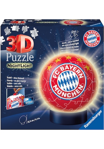 Ravensburger Puzzleball »Nachtlicht FC Bayern München«, mit Leuchtsockel inkl. LEDs;... kaufen