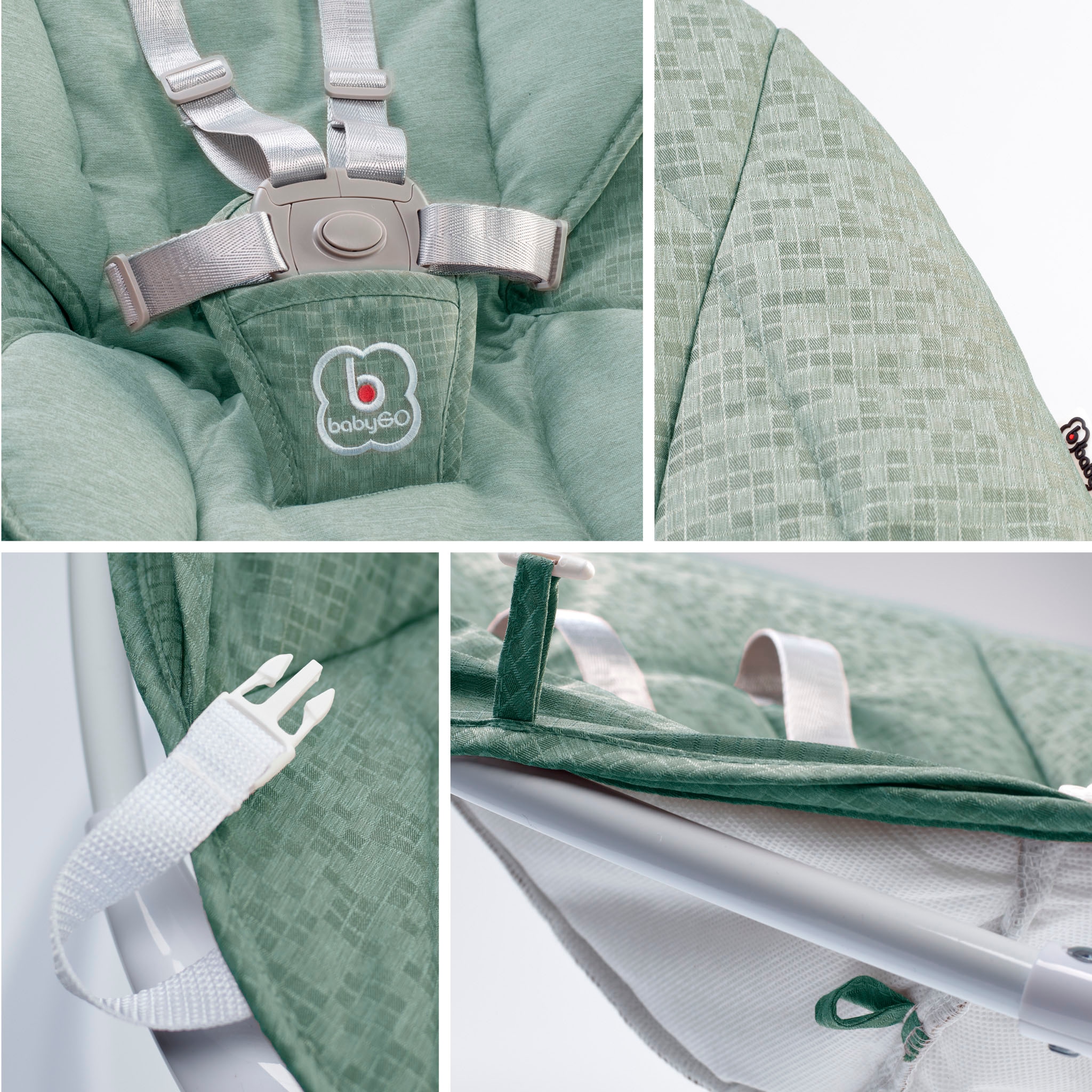 BabyGo Babywippe »Swing«, bis 9 kg, mit Fernbedienung, Musik, Schaukelfunktion