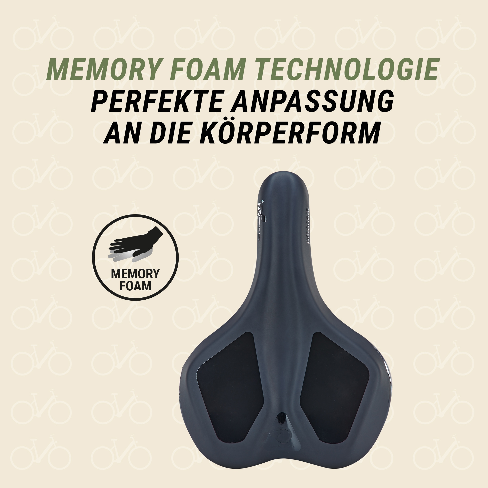Prophete Fahrradsattel »Citysattel«
