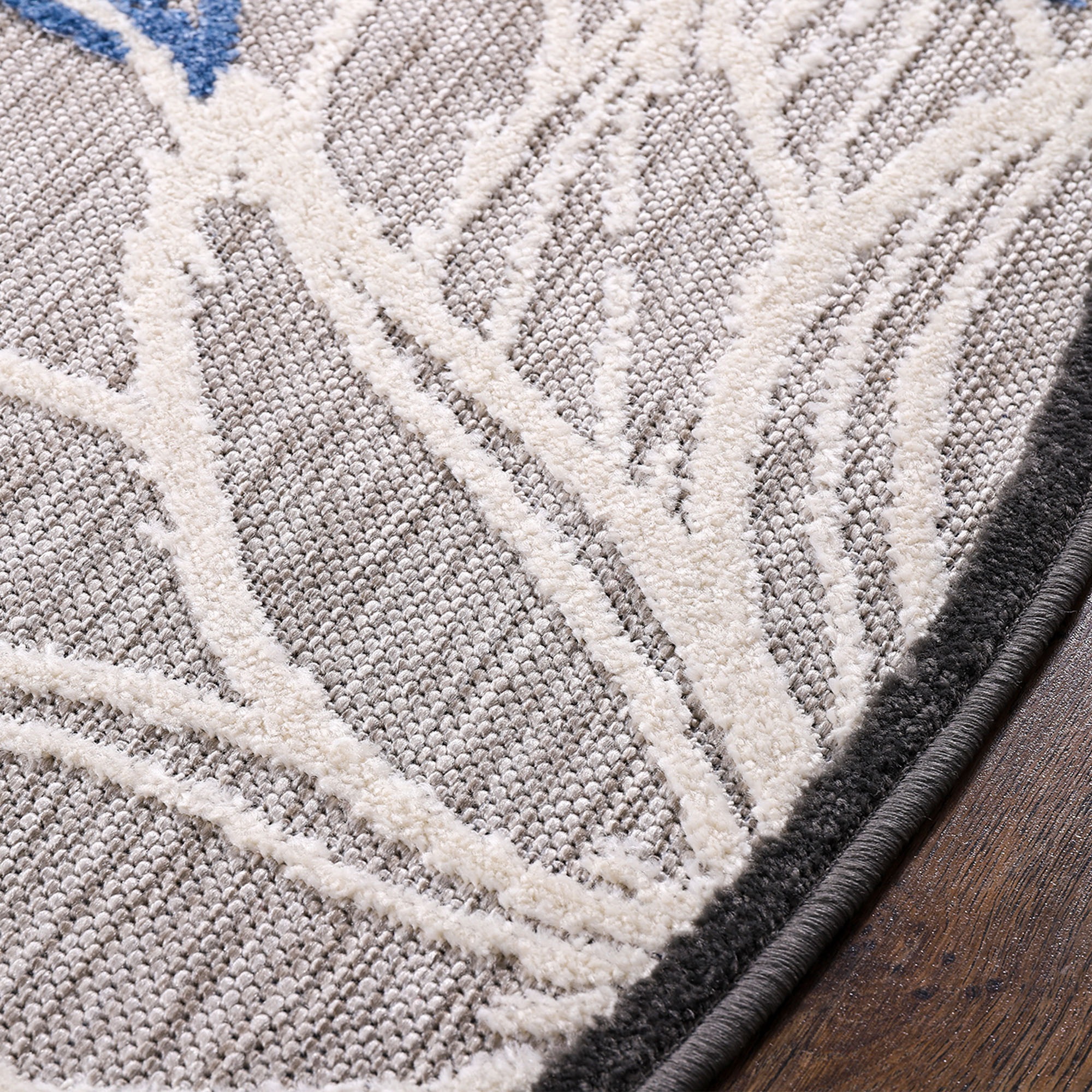 Sanat Teppich »Floral 2 Outdoor«, rund, 6 mm Höhe, In- und Outdoor geeignet, florales Design, Balkon, Terasse