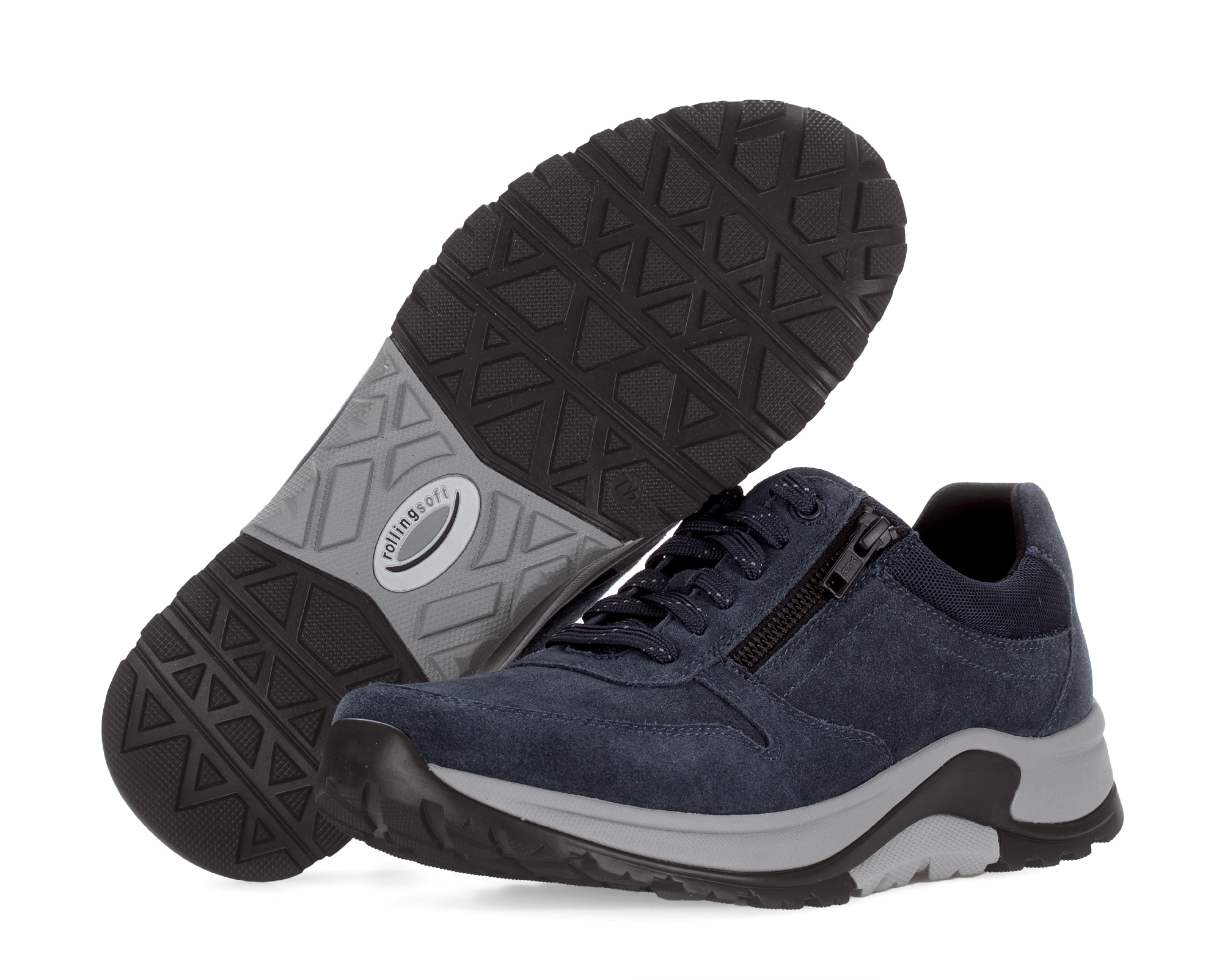Gabor Rollingsoft Sneaker, Komfortschuh, Halbschuh, Schnürschuh in Weite G (= weit)