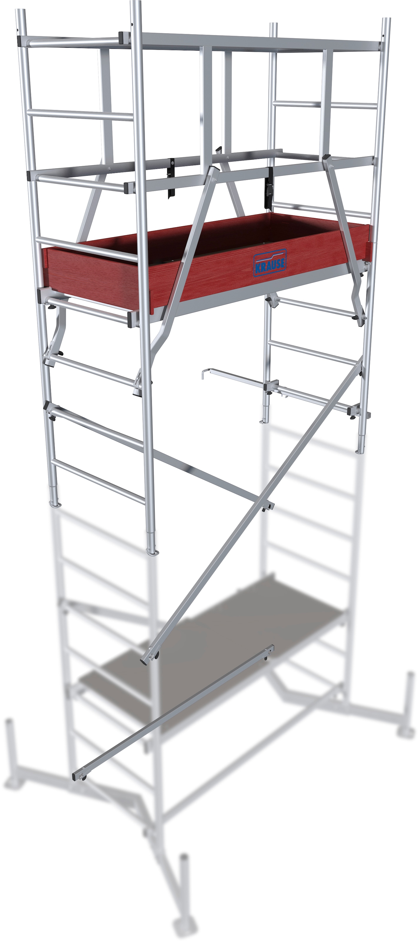 KRAUSE Arbeitsgerüst »ClimTec System 1. Aufstockung«, nur in Verbindung mit dem ClimTec System Grundgerüst nutzbar
