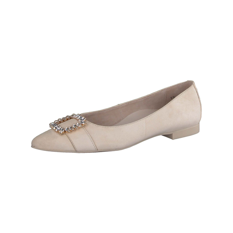 PAUL GREEN Ballerina »Ballerinas Leder« Beige 36 36 Verschluss: Schlupfschuh