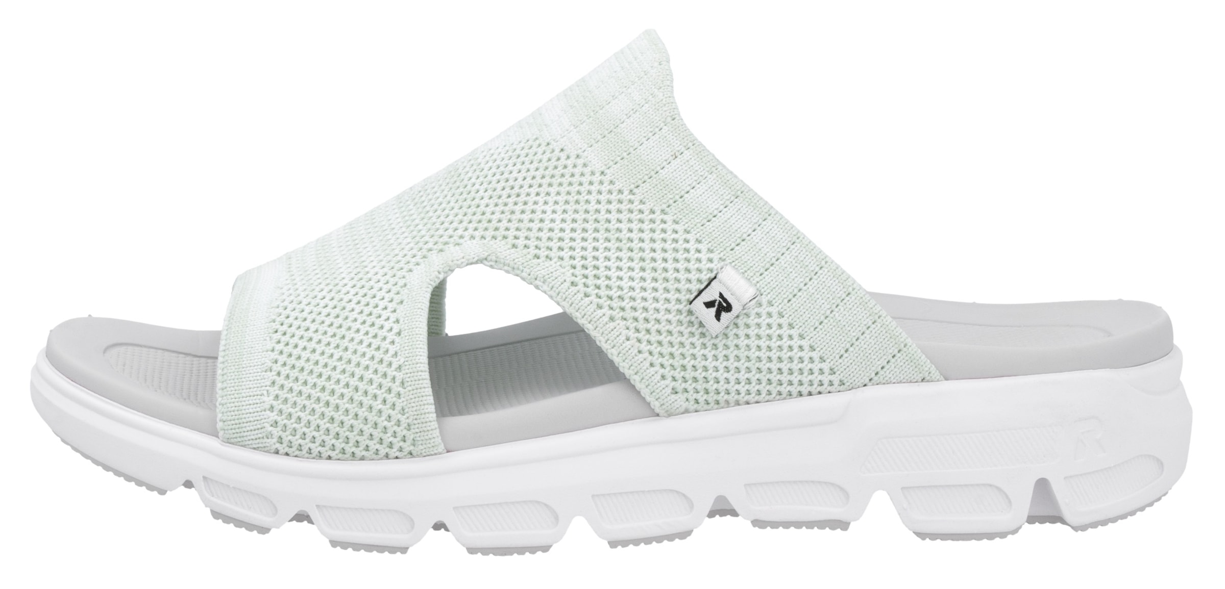 RIEKER Sport Pantolette, Sommerschuh, Schlappen, Poolslides, Strandschuh, maschinenwaschbar