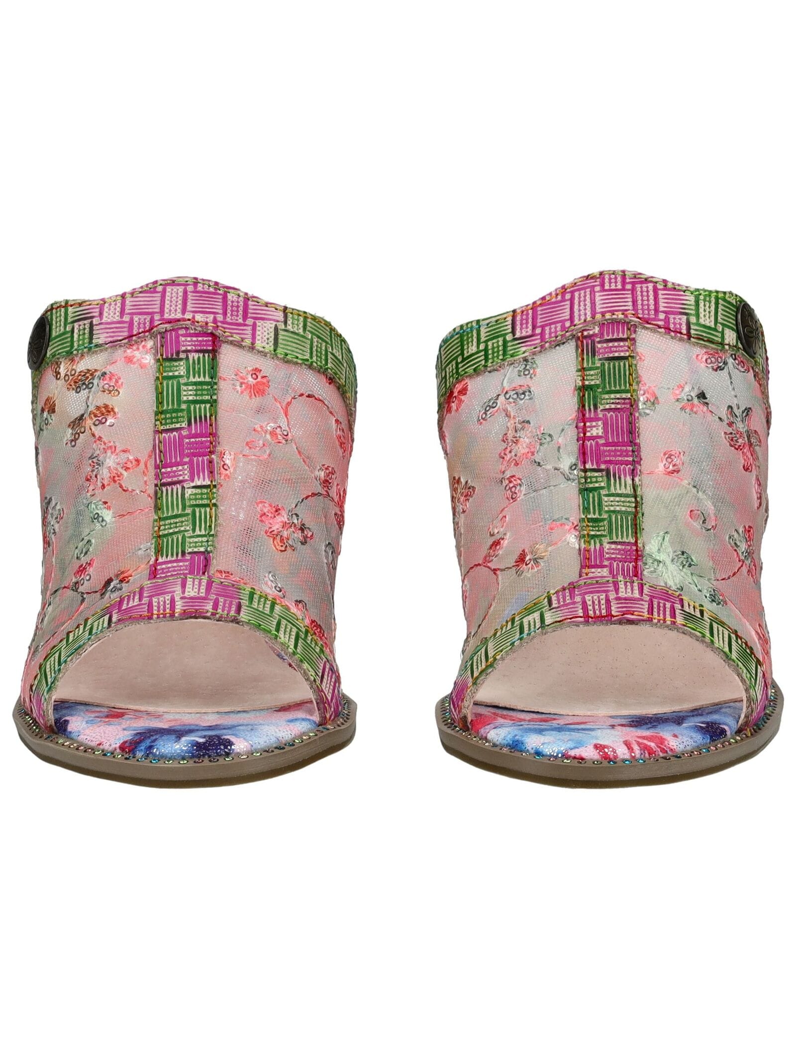 LAURA VITA Pantolette »LAURA VITA Pantoletten Leder/Textil«