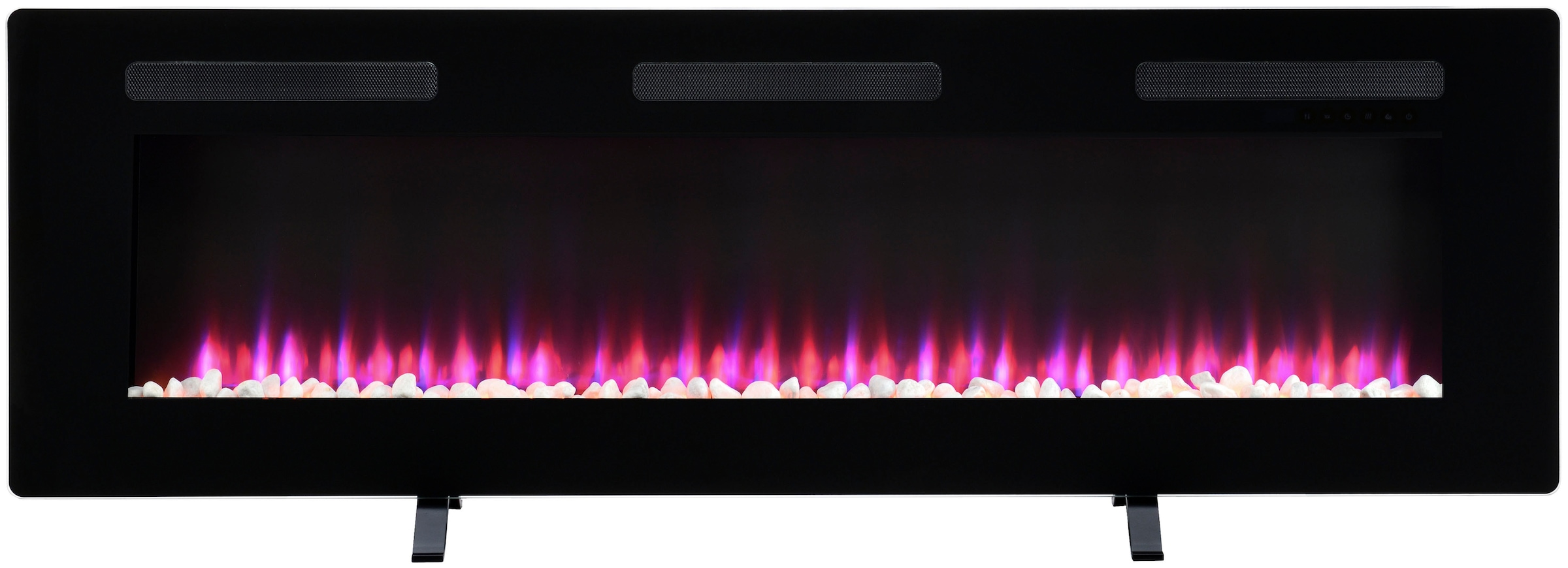 Dimplex Elektrokamin »Sierra 60"«, schwarz,mit Heizung, Fernbedienung, App, Optiflame® Flammeneffekt