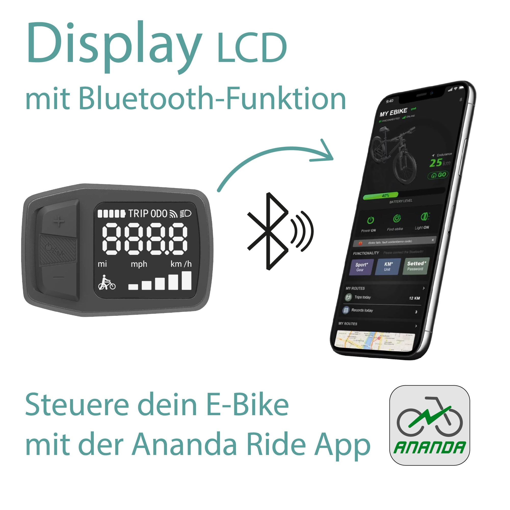 Tretwerk E-Bike »Amber«, 8 Gang, Shimano, Acera M3020 SGS, Mittelmotor 250 W, E Bike Damen 28" Elektrofahrrad 155 - 185cm Hollandrad