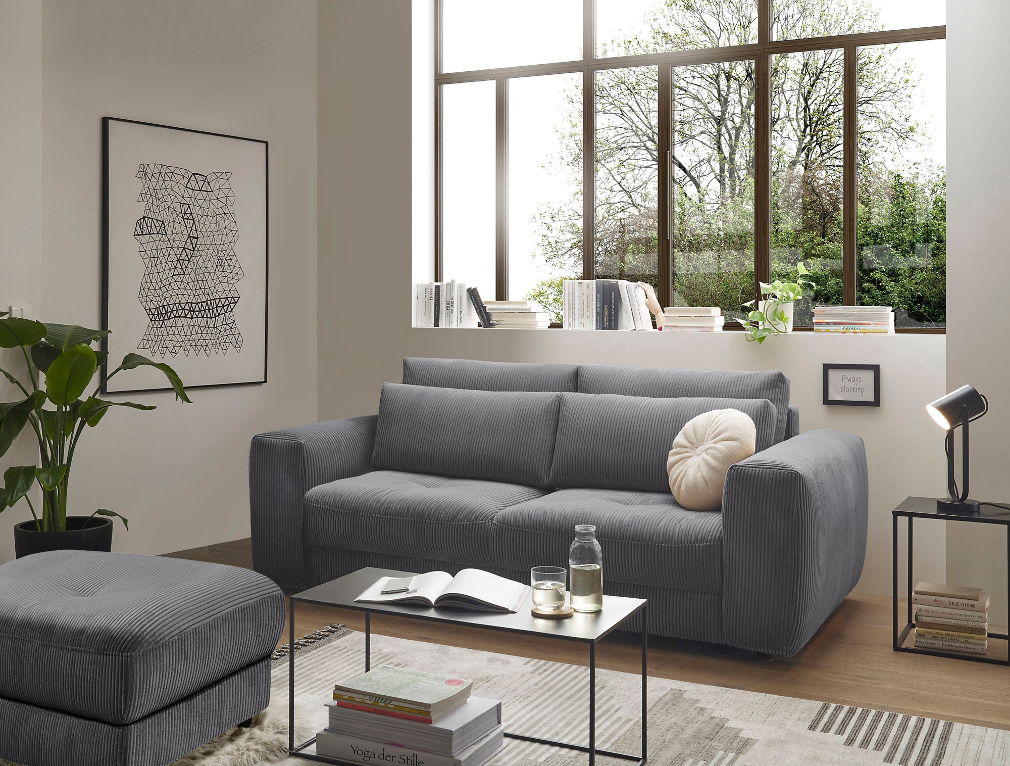 ED EXCITING DESIGN 2-Sitzer »Barura«, Big-Sofa mit 2 Nierenkissen günstig online kaufen