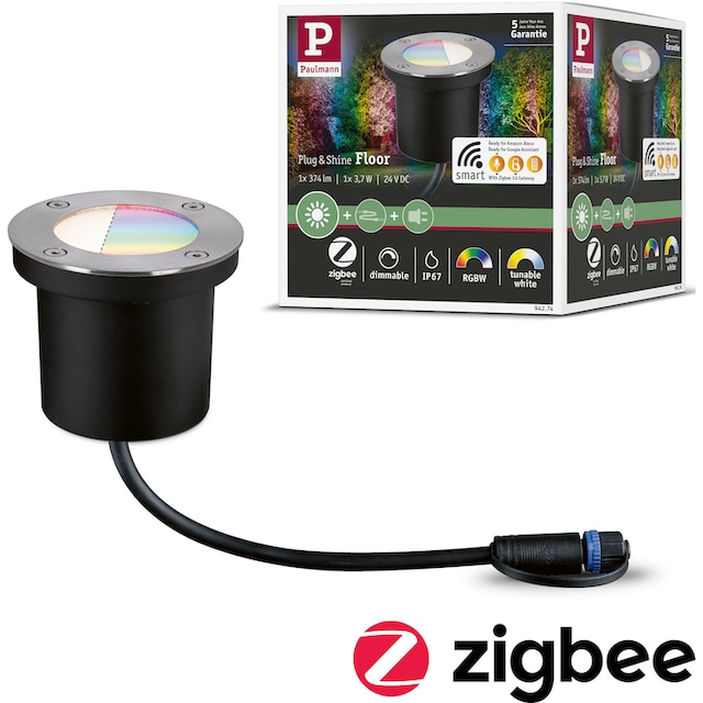 Paulmann LED Einbauleuchte »Plug & Shine«, 1 flammig-flammig, LED-Modul,  IP65 RGBW 24V ZigBee online bestellen