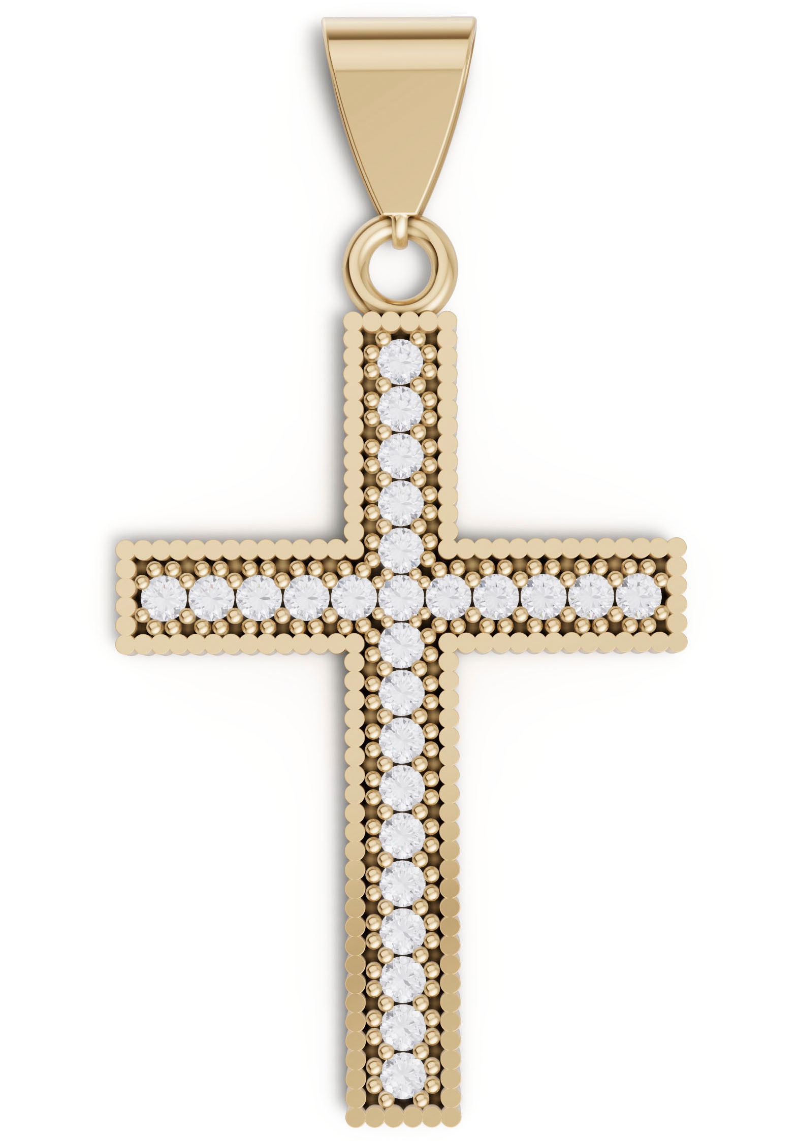 Goldkette mit Kreuz bequem online shoppen