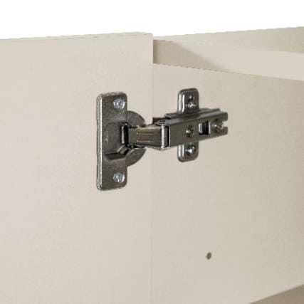 welltime Waschbeckenunterschrank »Vela,Breite 60cm, 2 Türen, 2 Fächer, mit Siphonausschnitt« 1 Stk. tlg. Waschbeckenunterschrank,Waschtisch,Design mit schrägen Türen