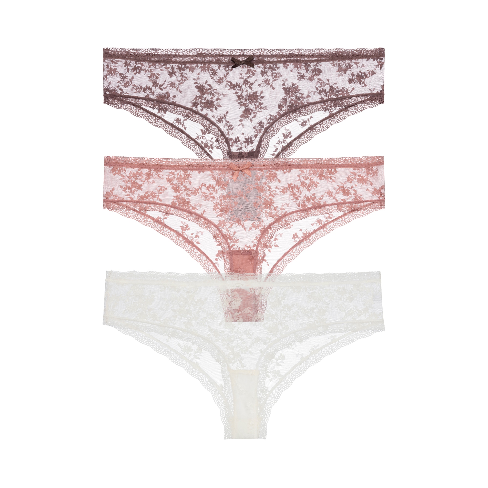 Dorina Brasilslip »Lana Essential Lace« mit Spitze, leicht transparent, bequem, weich