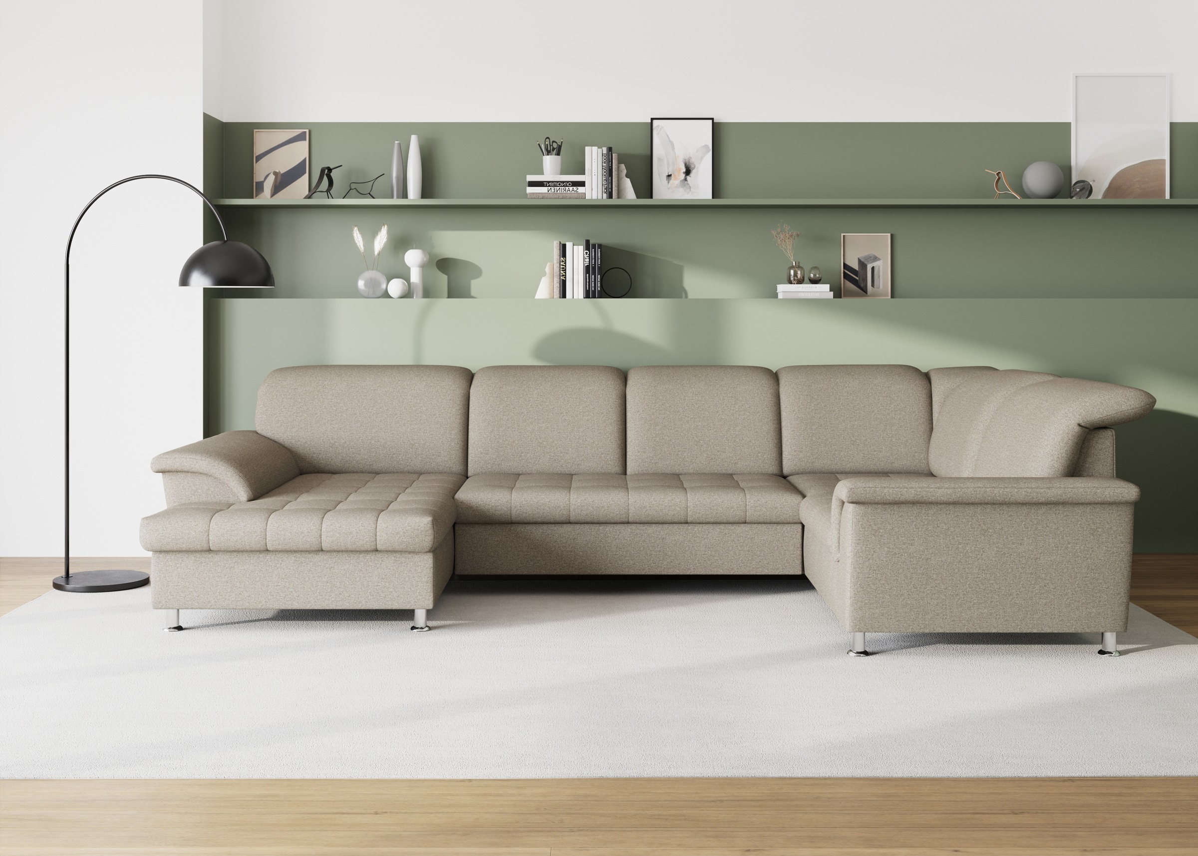 DOMO collection Wohnlandschaft »Franzi optional mit Bettfunktion, Bettkaste günstig online kaufen