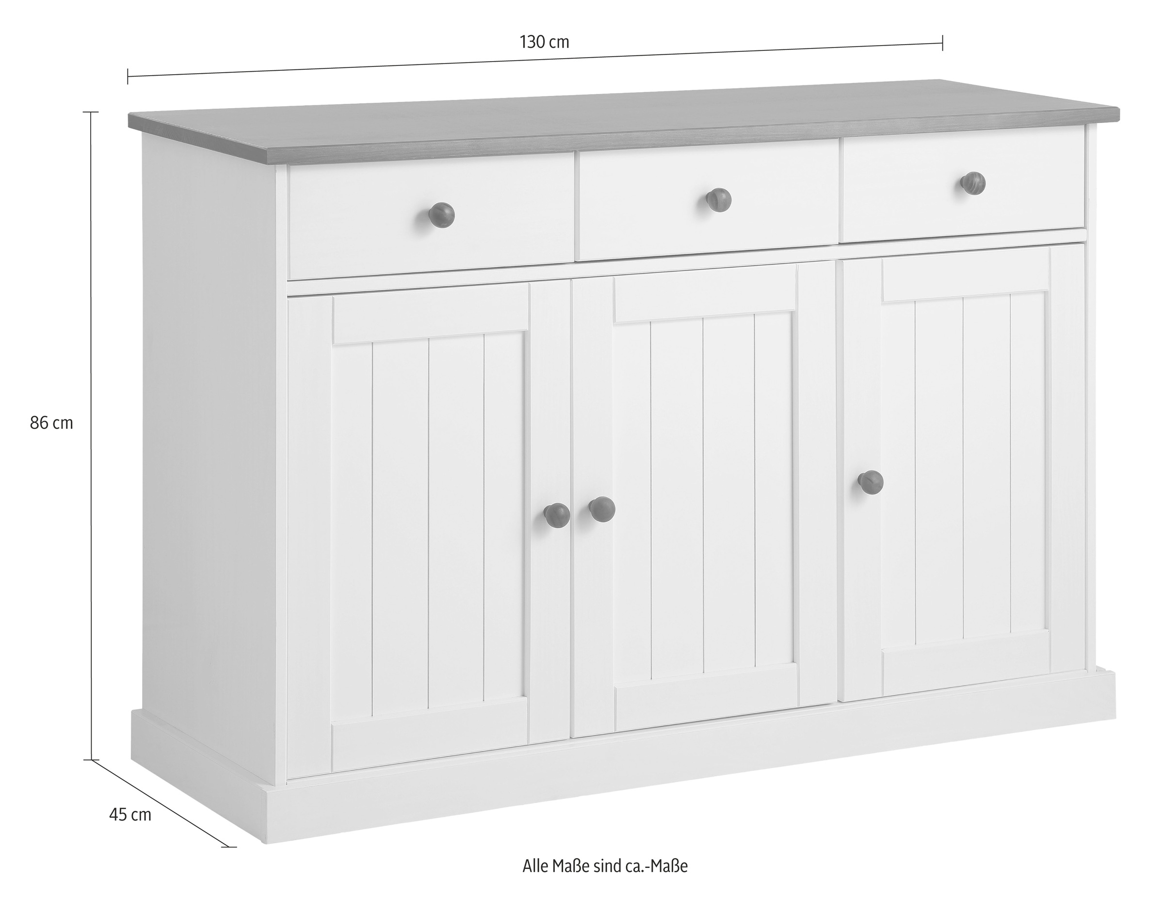 Inter Link Kommode »Westerland« Breite 130 cm