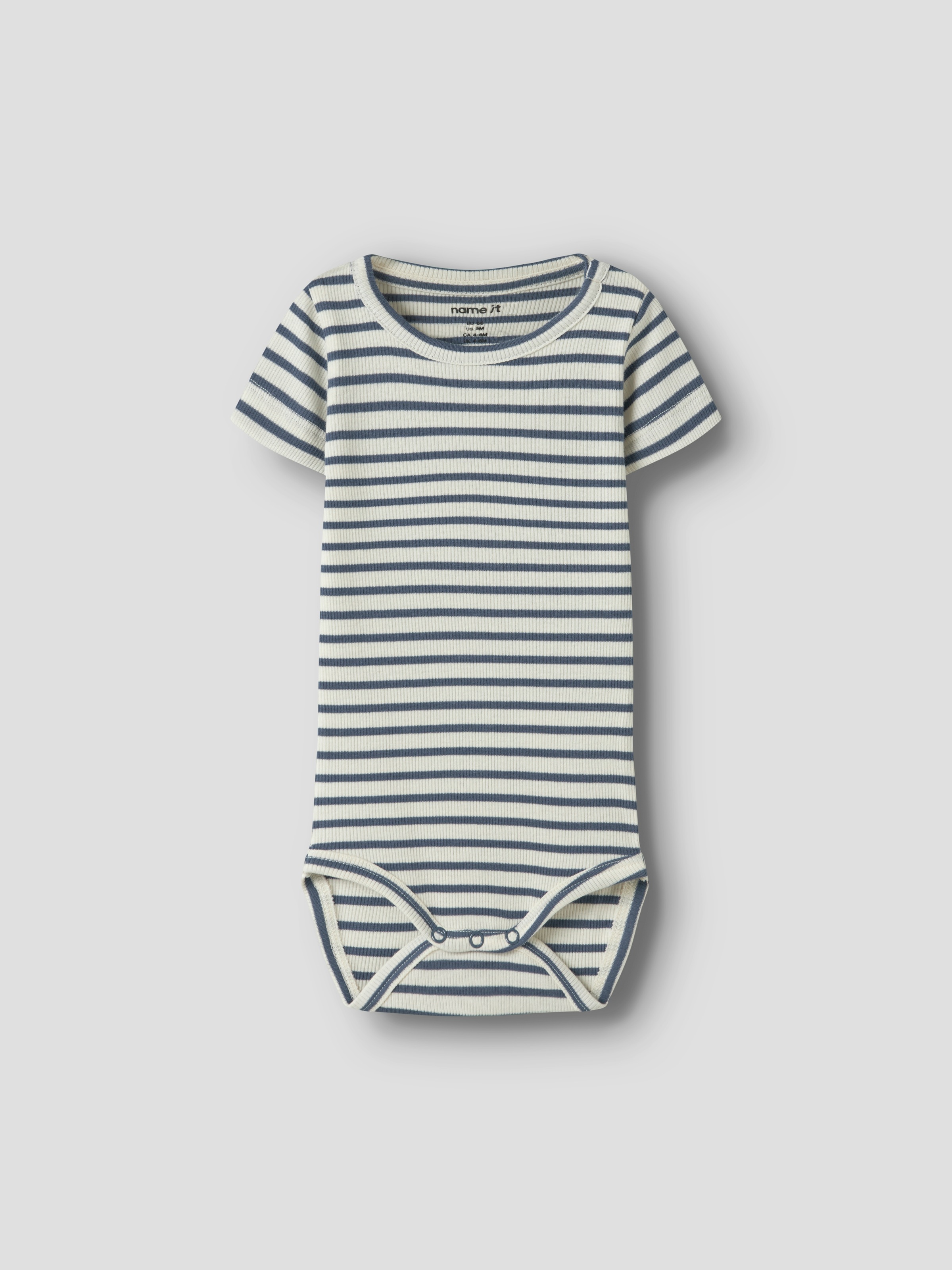 Name It Kurzarmbody »NBNBANI SS BODY NOOS« Baumwollmischung, Jersey Rippqualität