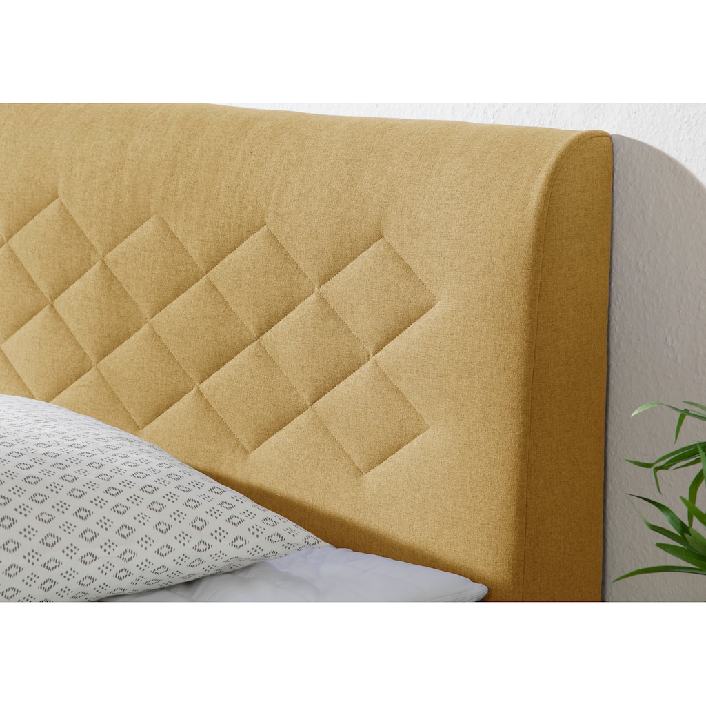 INOSIGN Boxspringbett »Parla«, incl. Topper, 4 Farben in 4 Breiten, 2 Härtegraden, 3 Matratzenarten