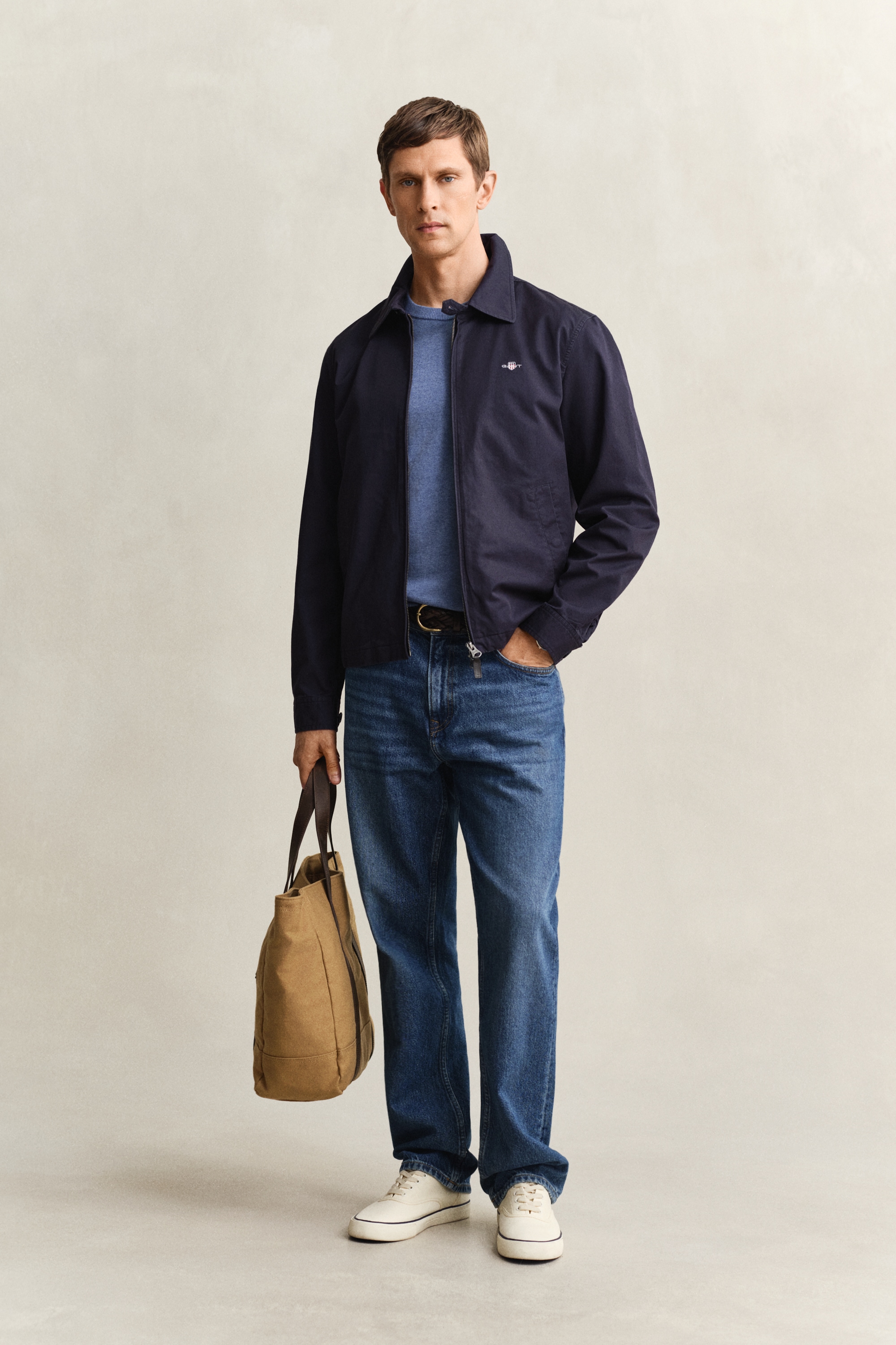 Gant Blouson »COTTON WINDCHEATER« ohne Kapuze Regular fit mit Umlegekragen