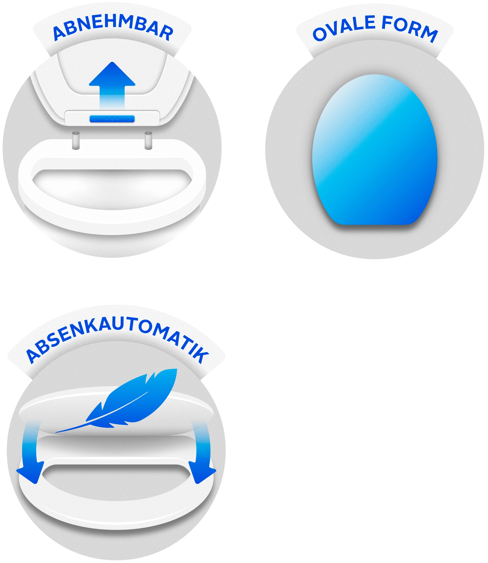 WENKO WC-Sitz »Premium Kos«, Mit Absenkautomatik