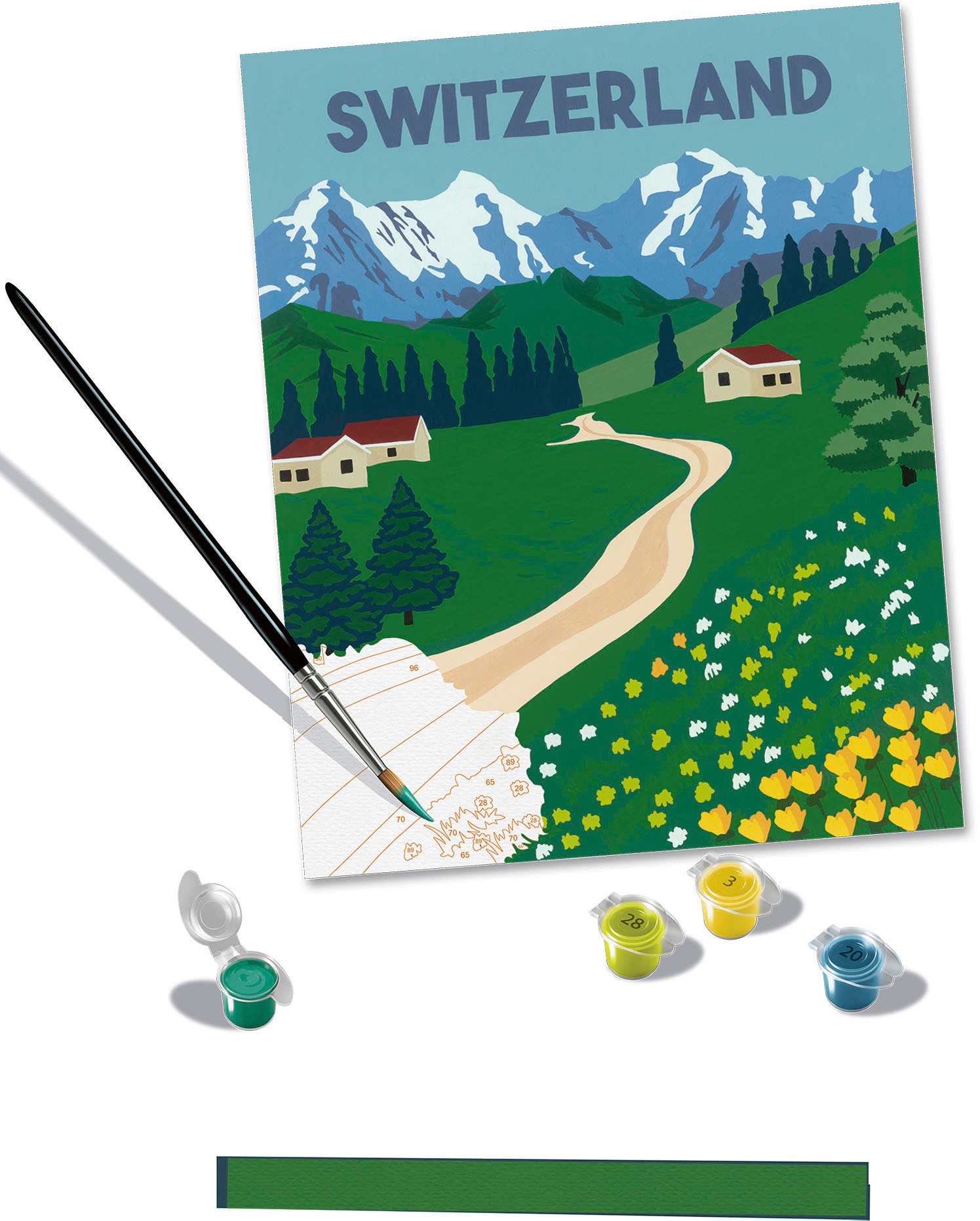 Ravensburger Malen nach Zahlen »CreArt, Jungfrau Region«, Made in Europe