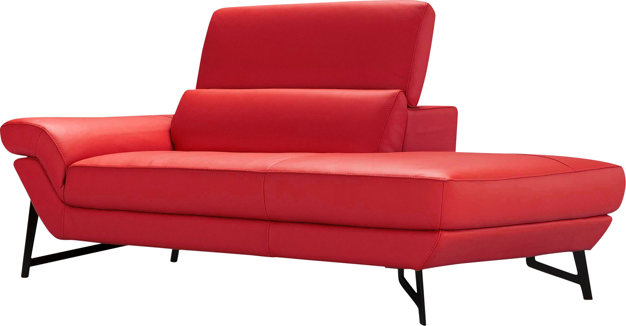 Egoitaliano Ottomane »Narcisa, Designsofa«, mit verstellbarer Kopfstütze, Solitärmöbel als Blickfang