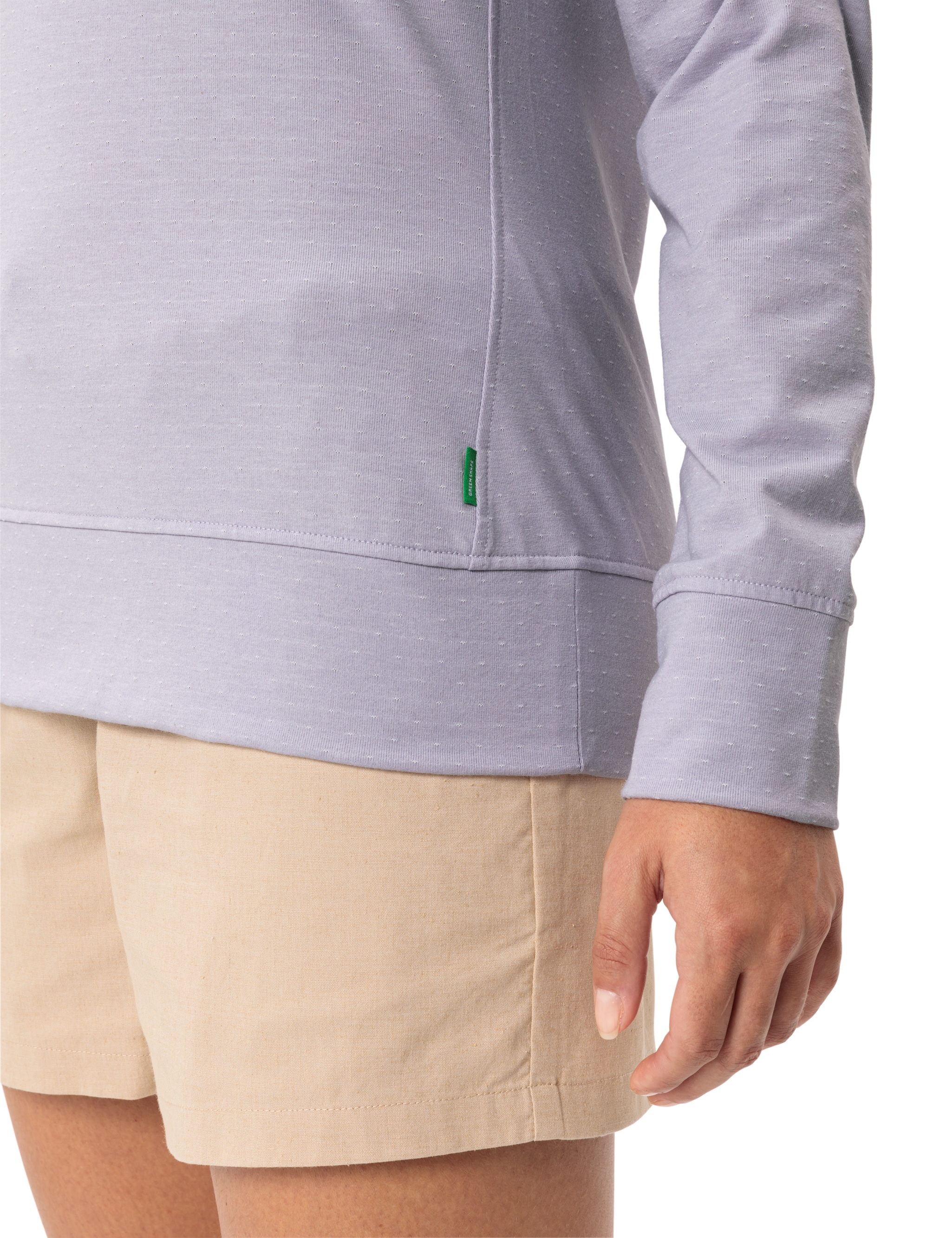 VAUDE Kapuzensweatshirt »WOMEN'S TUENNO PULLOVER«, (1 tlg.), Logoprägung auf dem Arm