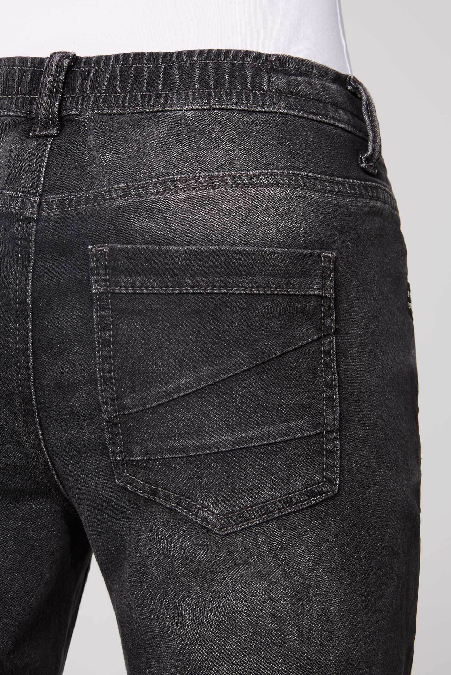 SOCCX Boyfriend-Jeans, mit Gummizug hinten am Bund
