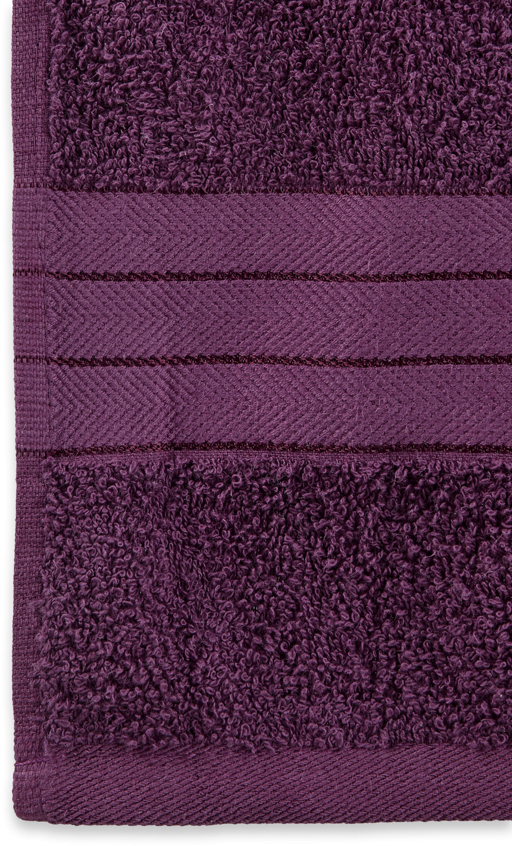 good morning Badetuch »Uni Towels«, (2 St., 2er Set Badetücher 70 x 140 cm), Baumwolle, Walkfrottee, Bordüre, 500 GSM, Einfarbig, ohne Aufhängung