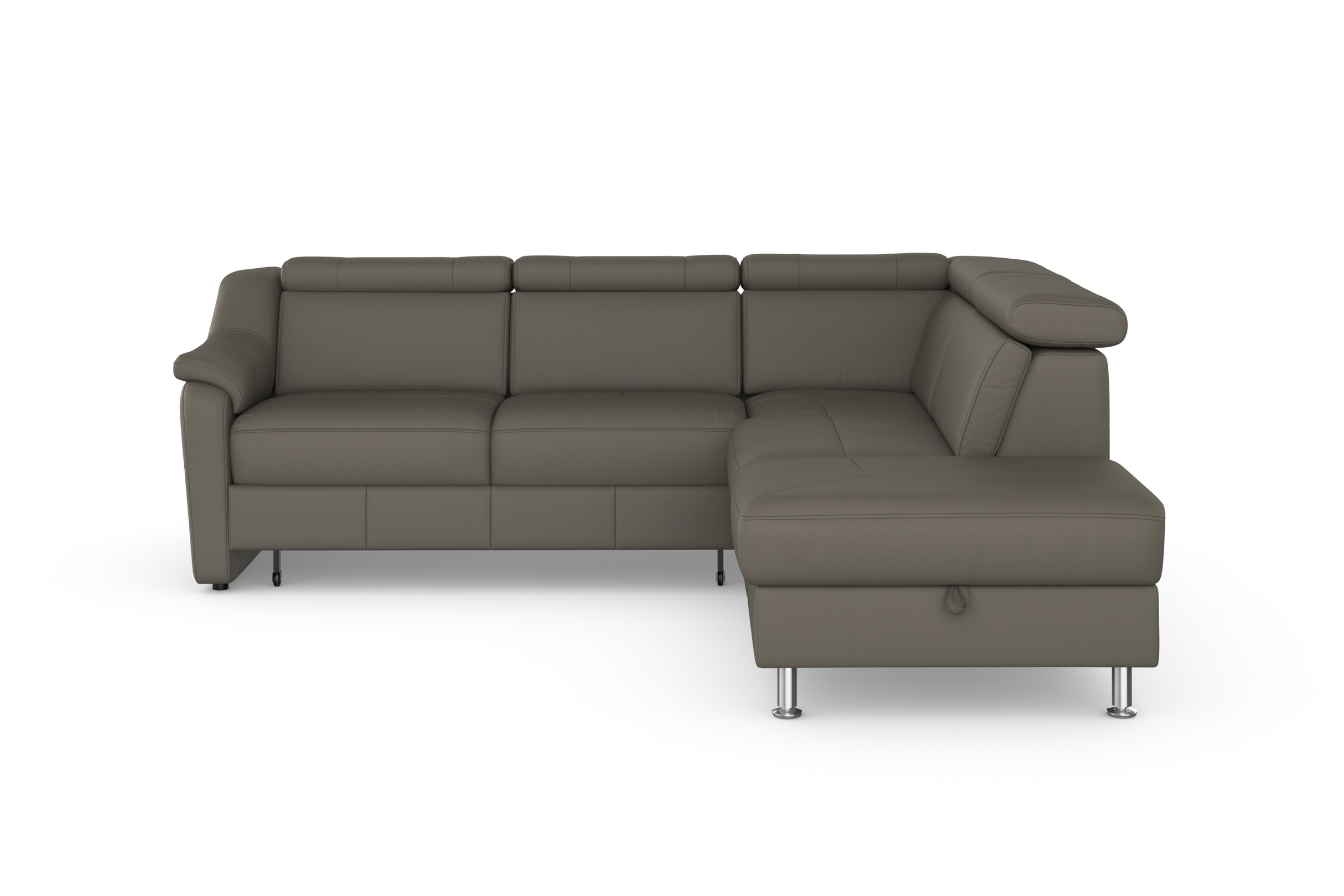 sit&more Ecksofa »Freetown L-Form«, inklusive Kopfteilverstellung und komfortablem Federkern